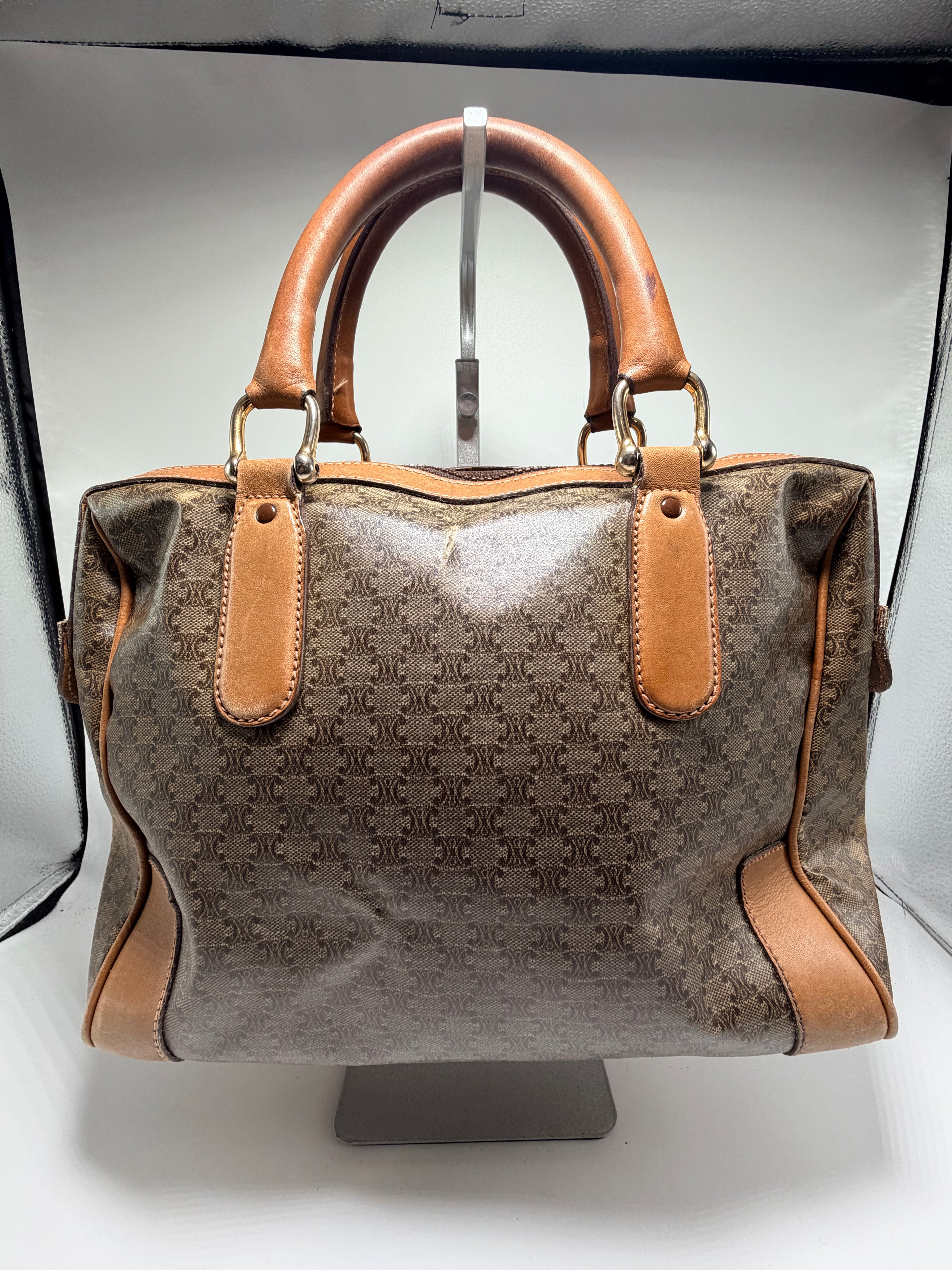 Celine Macadam Boston Bag – Brown Monogram