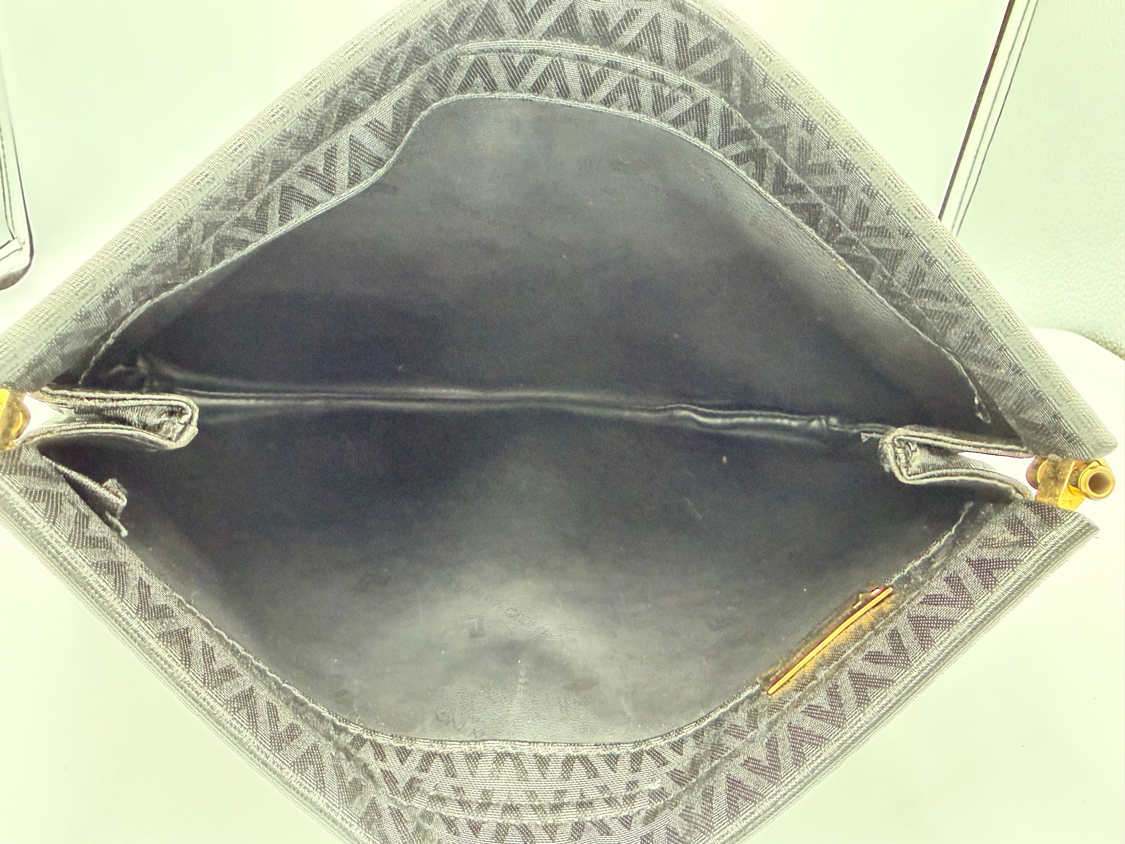 Valentino Vintage Logo Clutch - Black