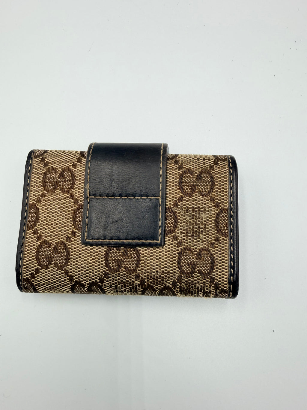 Gucci GG Canvas Heart Logo 6-Hook Key Case