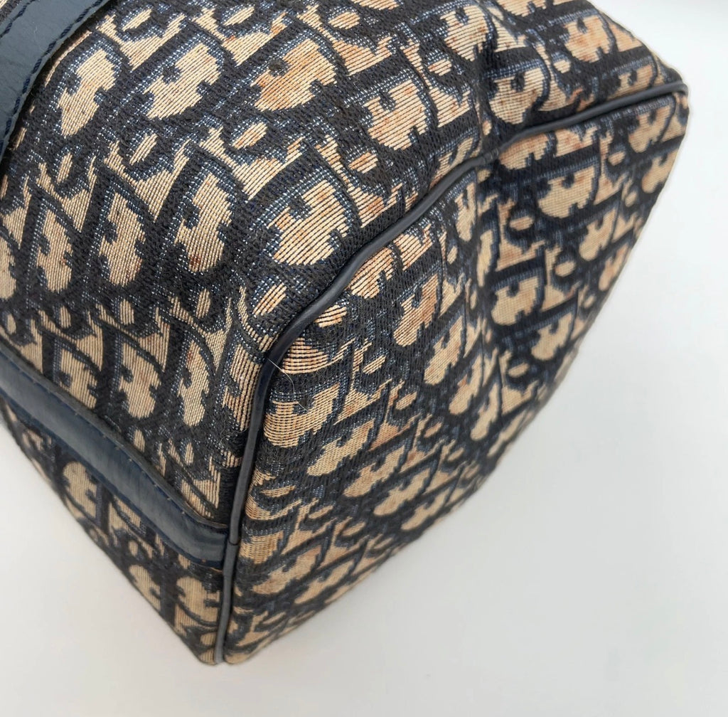 Christian Dior Trotter Boston Bag – Navy
