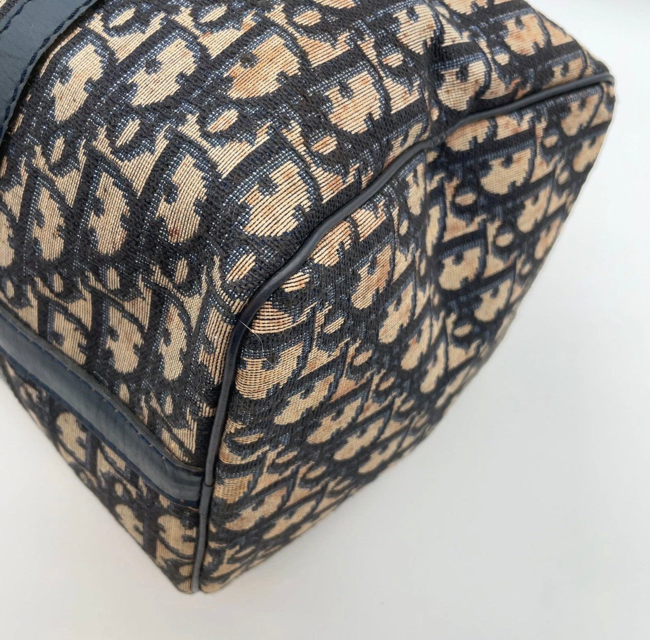 Christian Dior Trotter Boston Bag – Navy