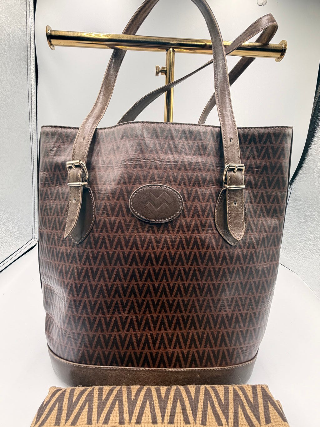 Valentino Garavani Monogram Bucket Tote with Matching Pouch & Dustbag