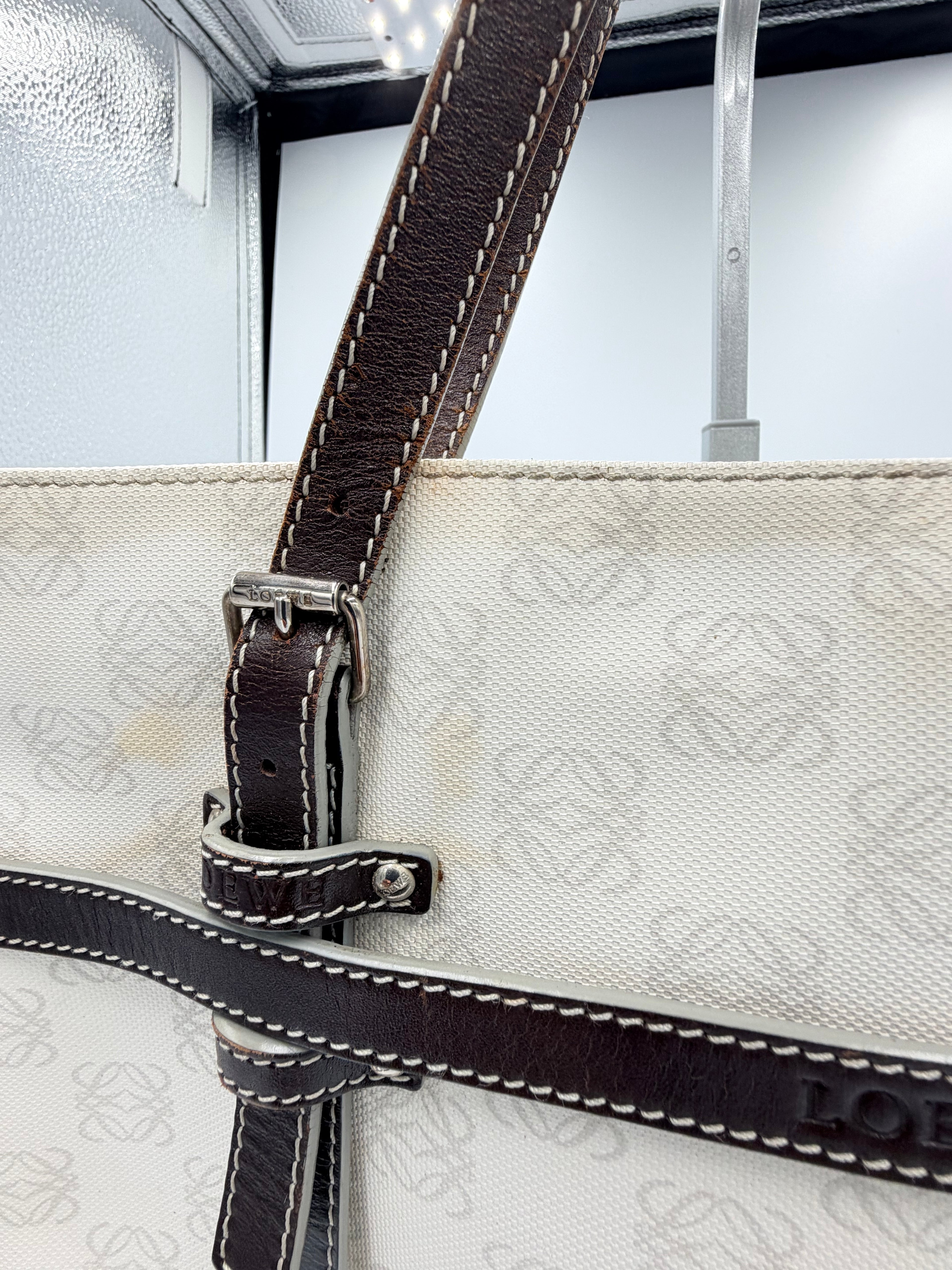 Loewe Anagram Canvas Tote