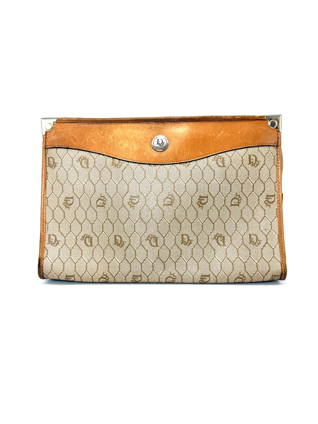 Vintage Christian Dior Honeycomb Clutch