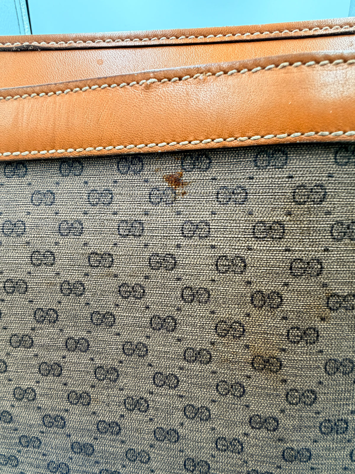 Gucci Micro GG Portfolio Clutch/ Briefcase