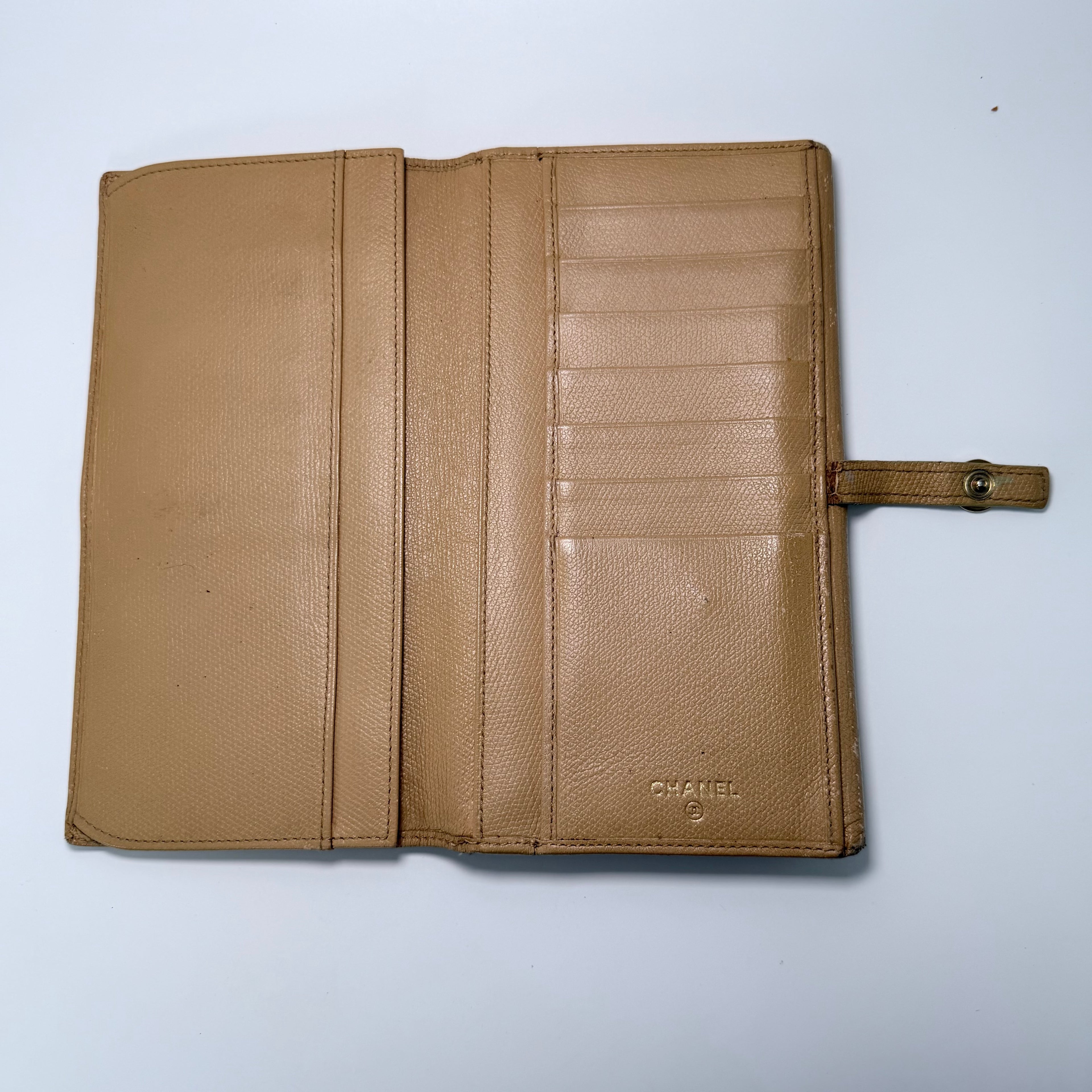 Beige Chanel Wallet