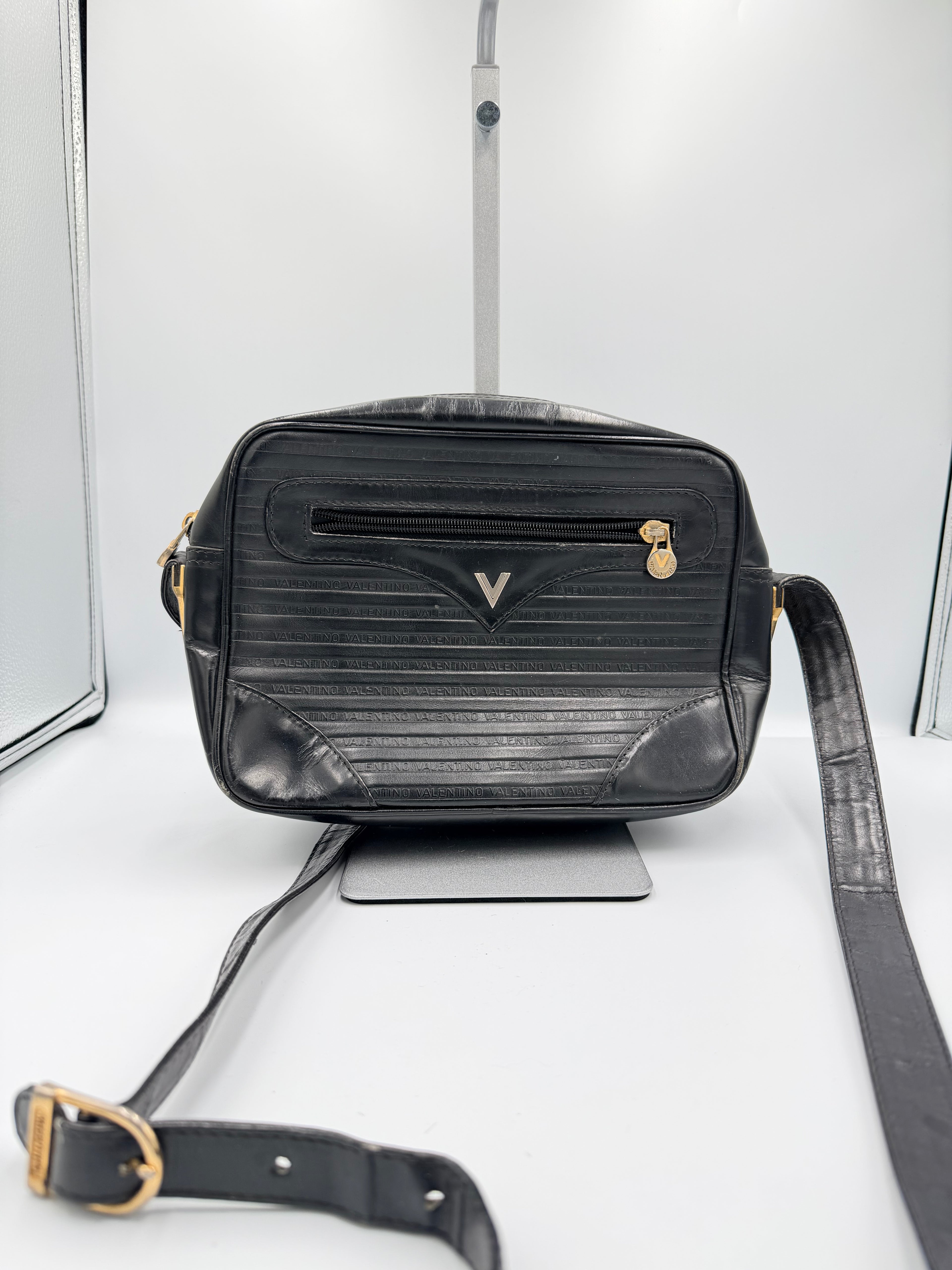 Valentino Vintage Monogram Crossbody Bag