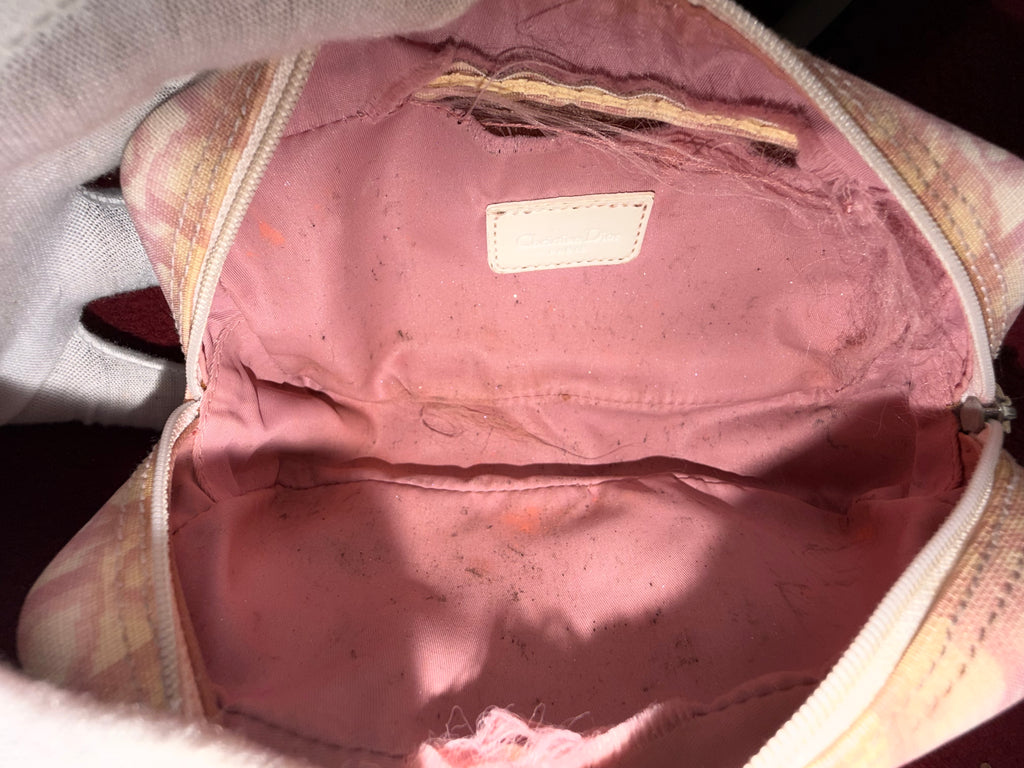 Christian Dior Pink Trotter No. 1 Cosmetic Pouch / Small Vanity Case