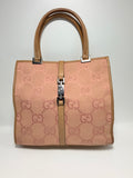 Gucci Jackie Jumbo GG Canvas Handbag – Pink