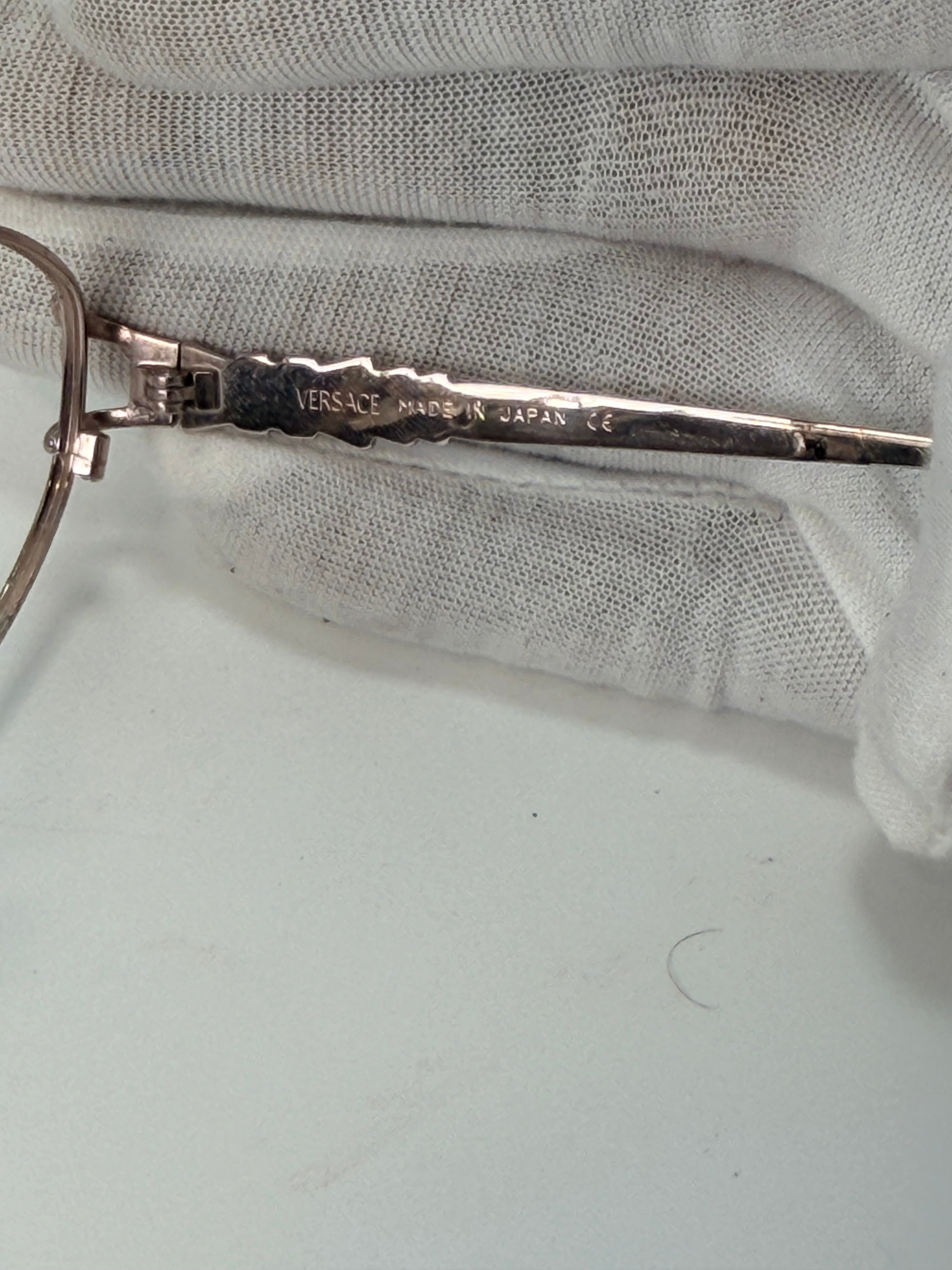 Versace Gold-Tone Optical Frames