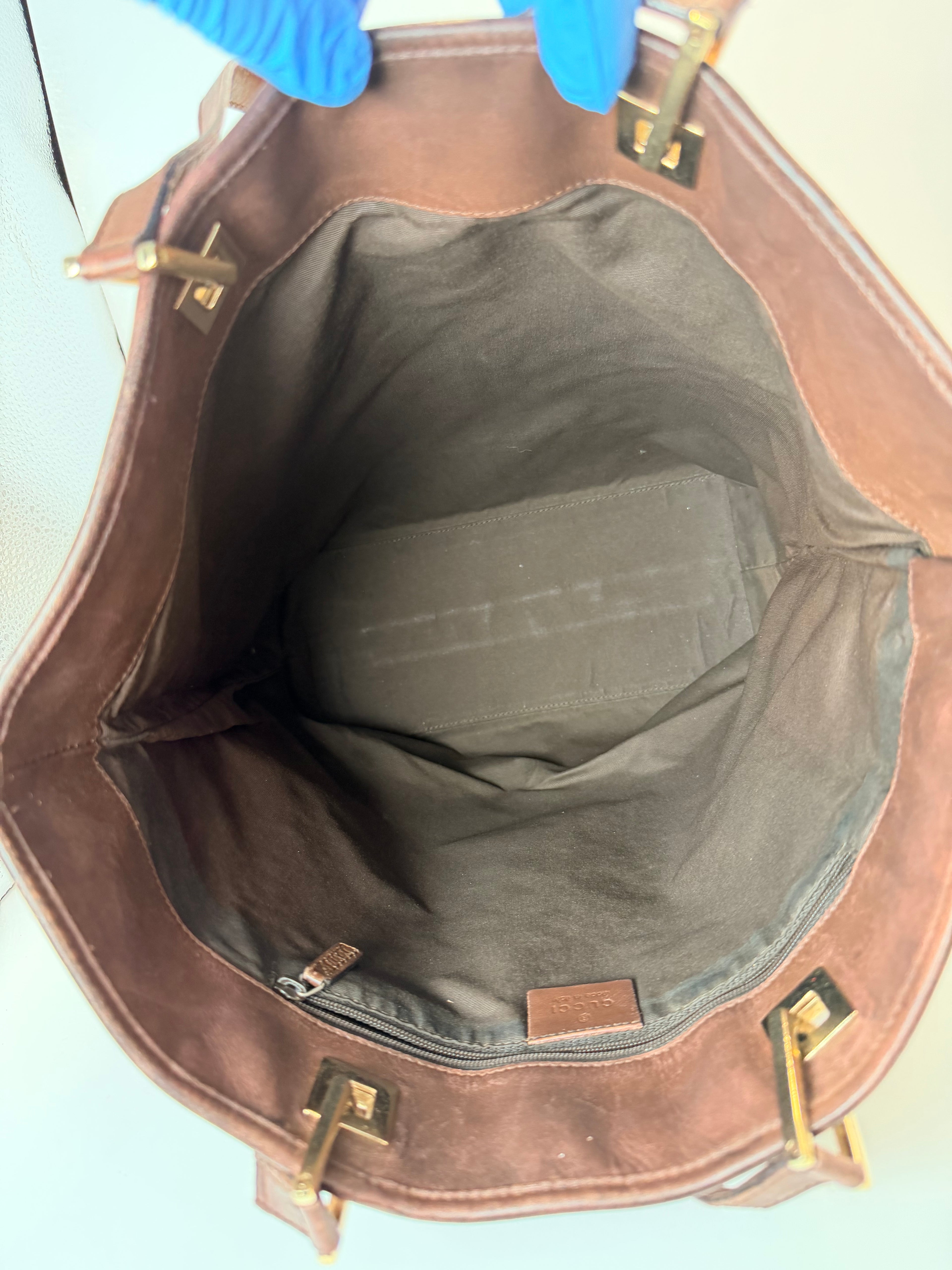 Brown Gucci GG Tote