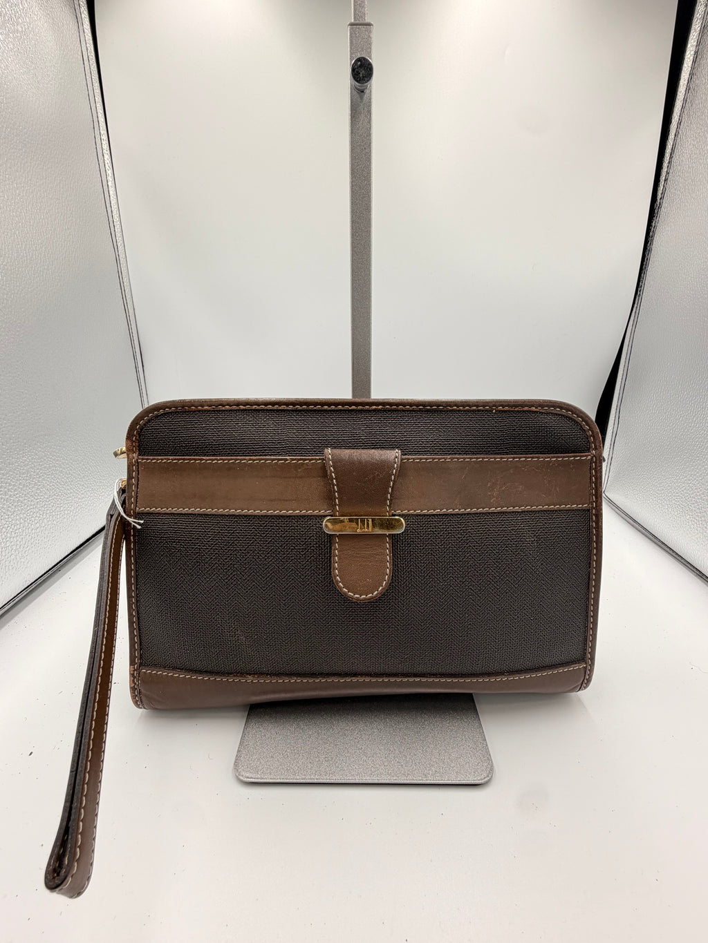 Dunhill Monogram Wristlet Clutch