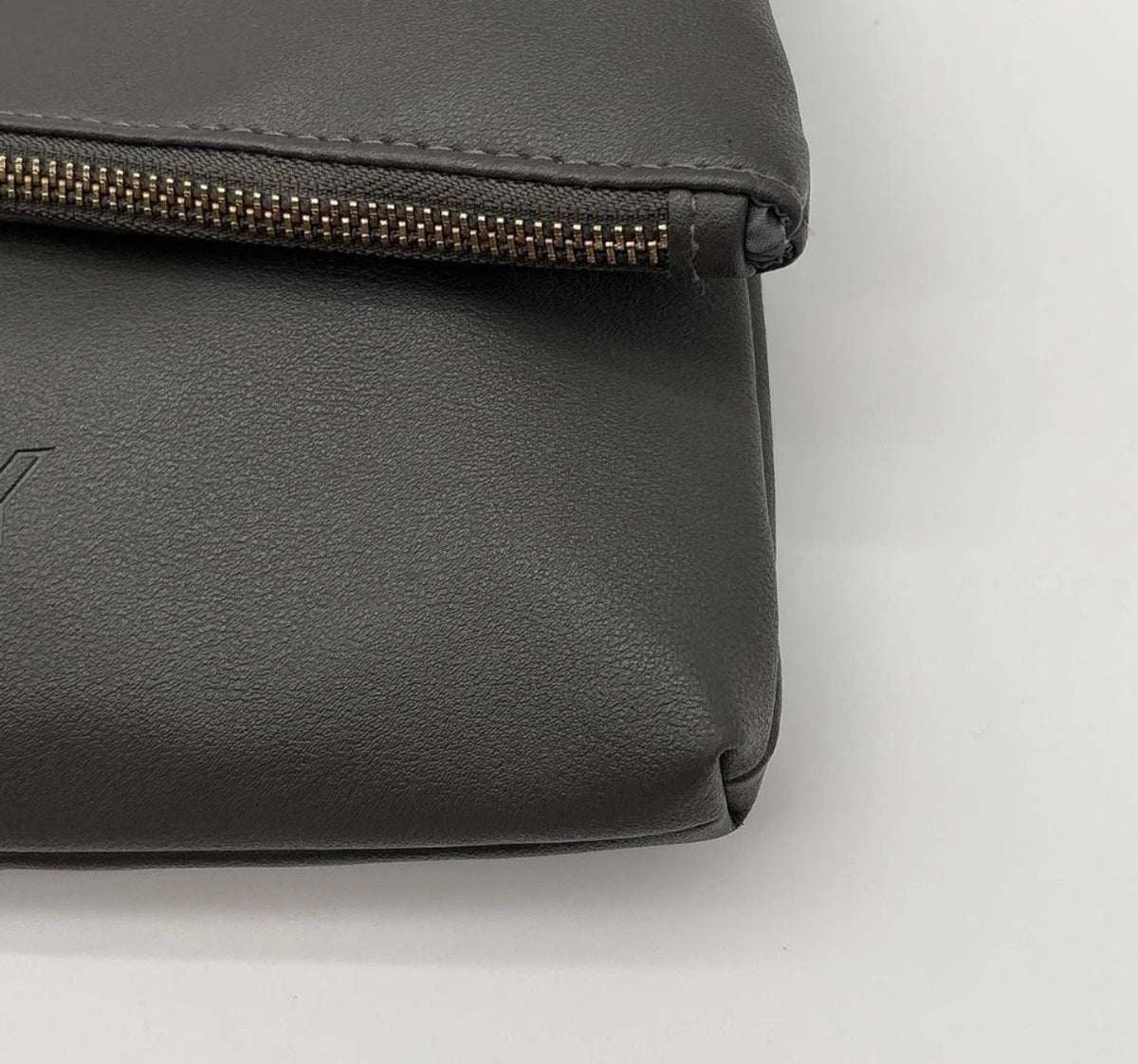 Givenchy Gray Foldover Tassel Clutch / Shoulder / Crossbody Bag
