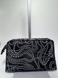 Givenchy Printed Cosmetic Pouch – Black & Grey Zip Case