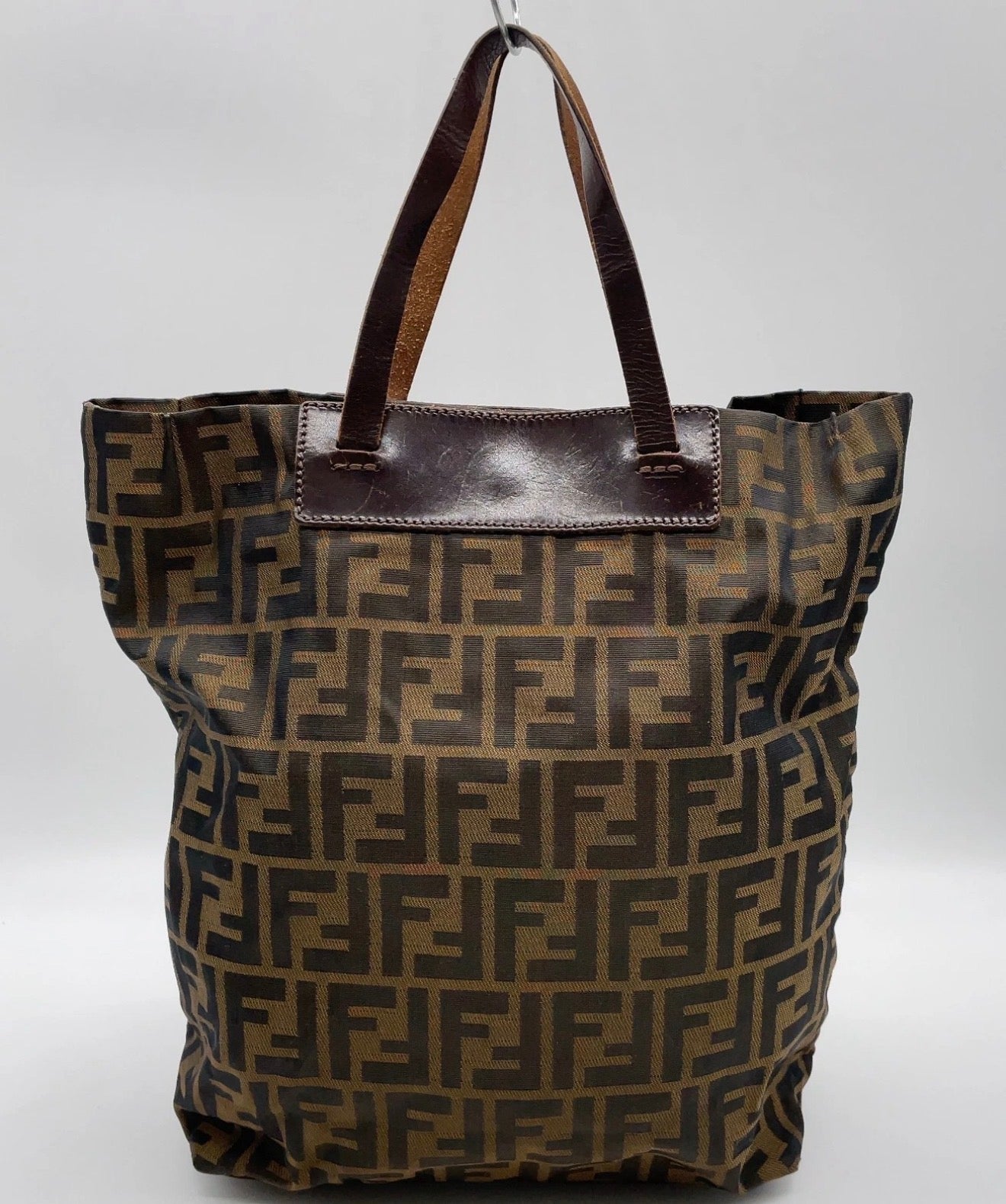 Fendi Zucca Canvas Tote Bag