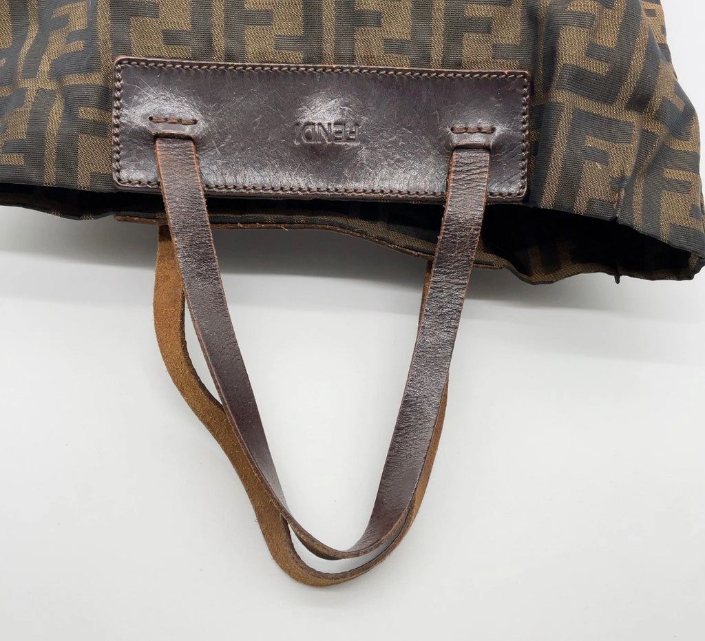 Fendi Zucca Canvas Tote Bag