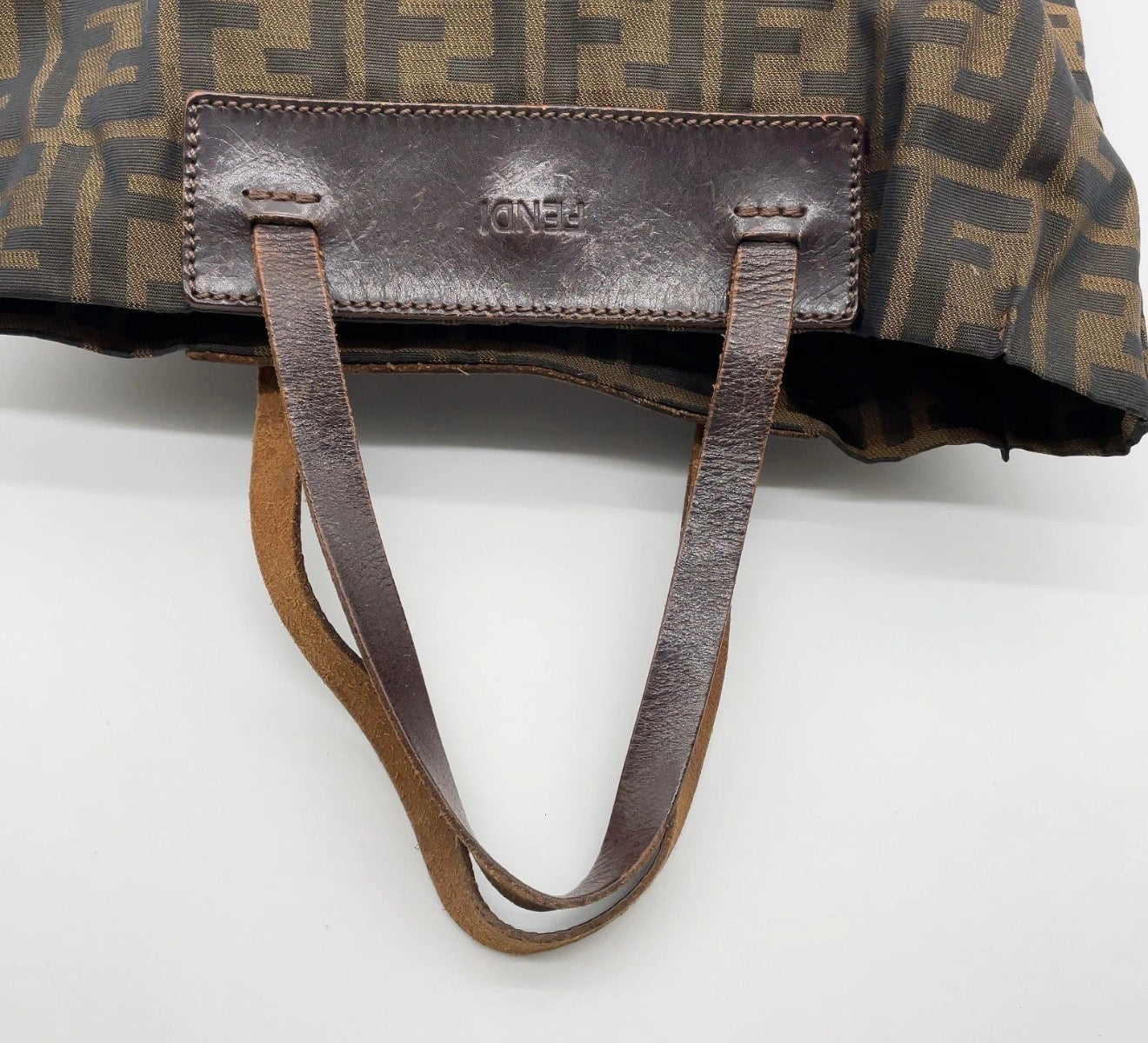 Fendi Zucca Canvas Tote Bag