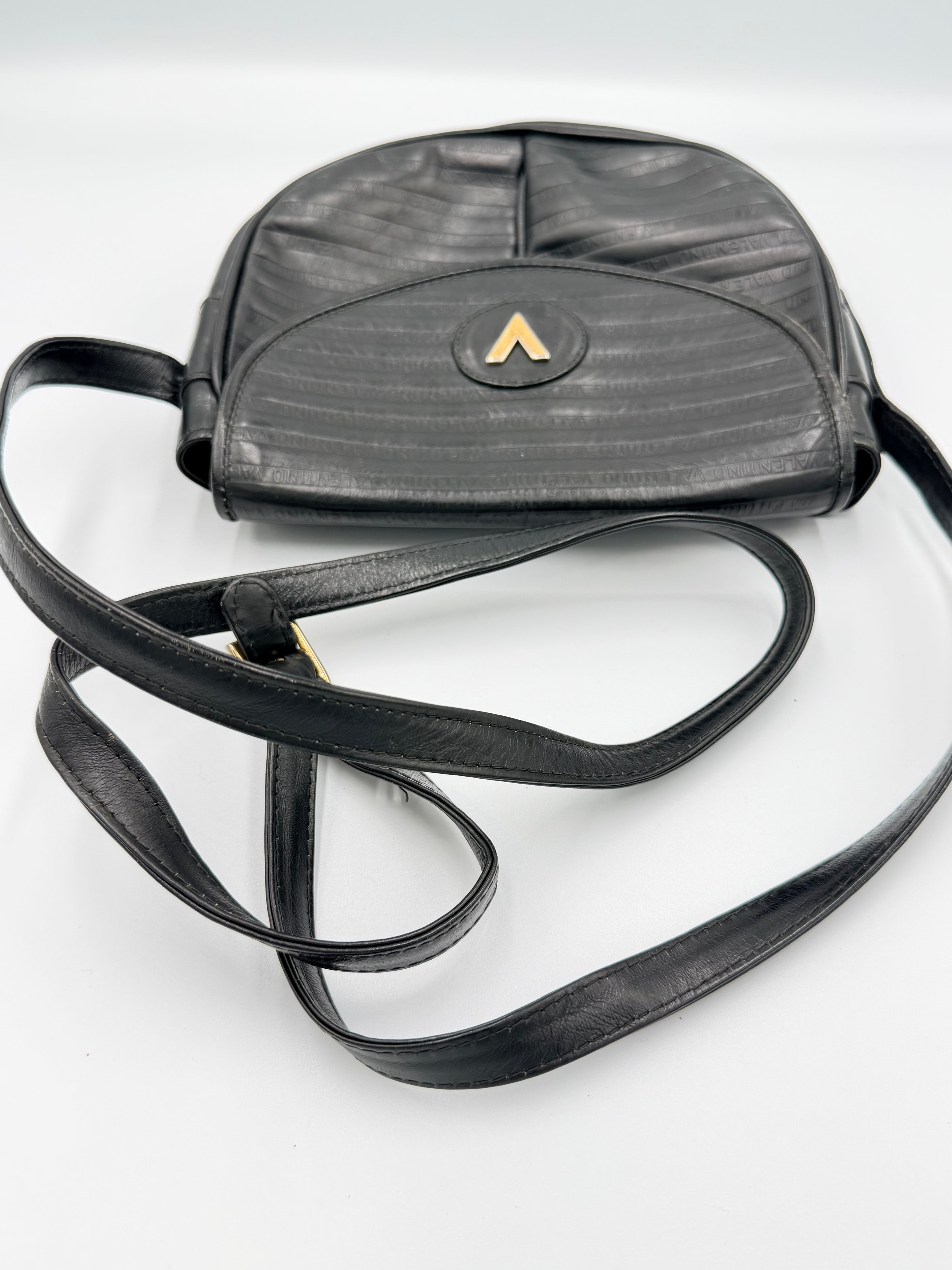Valentino Vintage Half-Moon Crossbody Bag