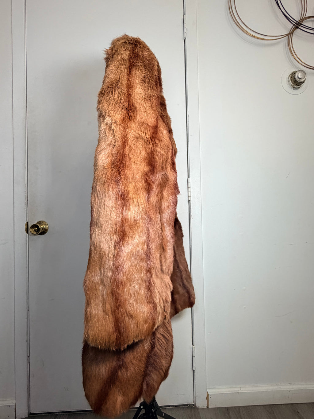 Vintage Mahogany Ranch Mink Fur Coat- Medium 044