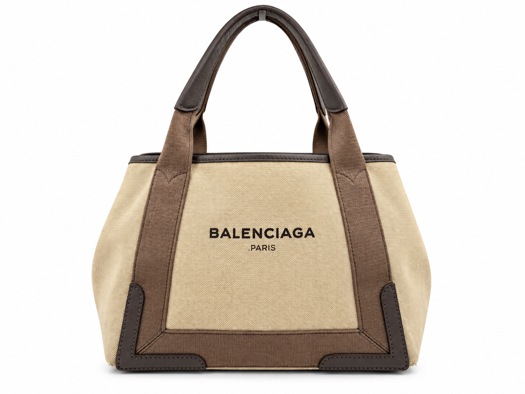 Balenciaga Paris Canvas Cabas Tote Bag