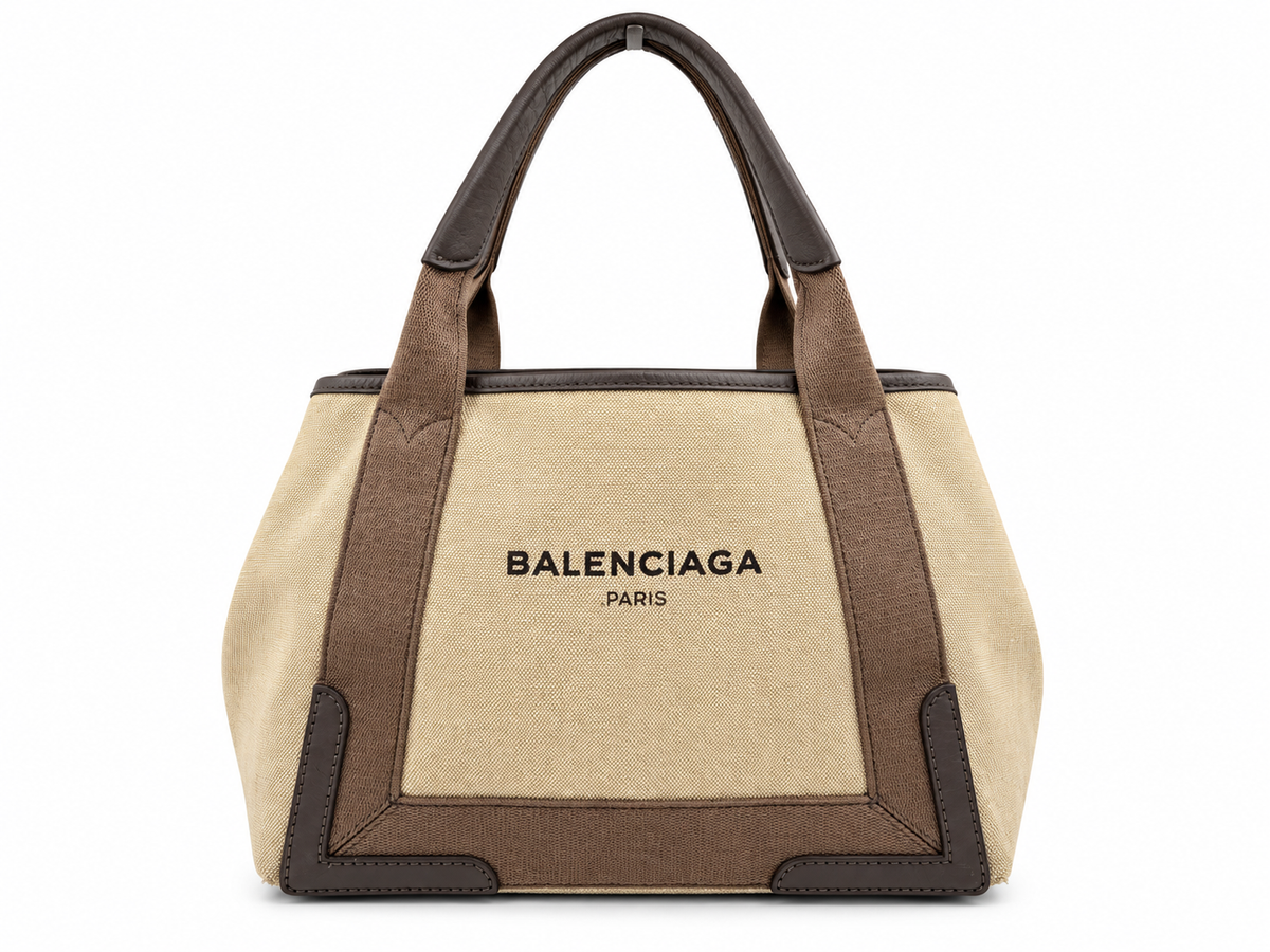 Balenciaga Paris Canvas Cabas Tote Bag