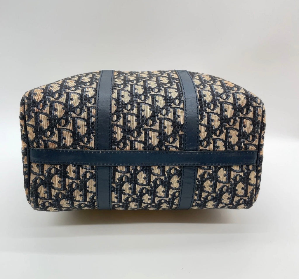 Christian Dior Trotter Boston Bag – Navy