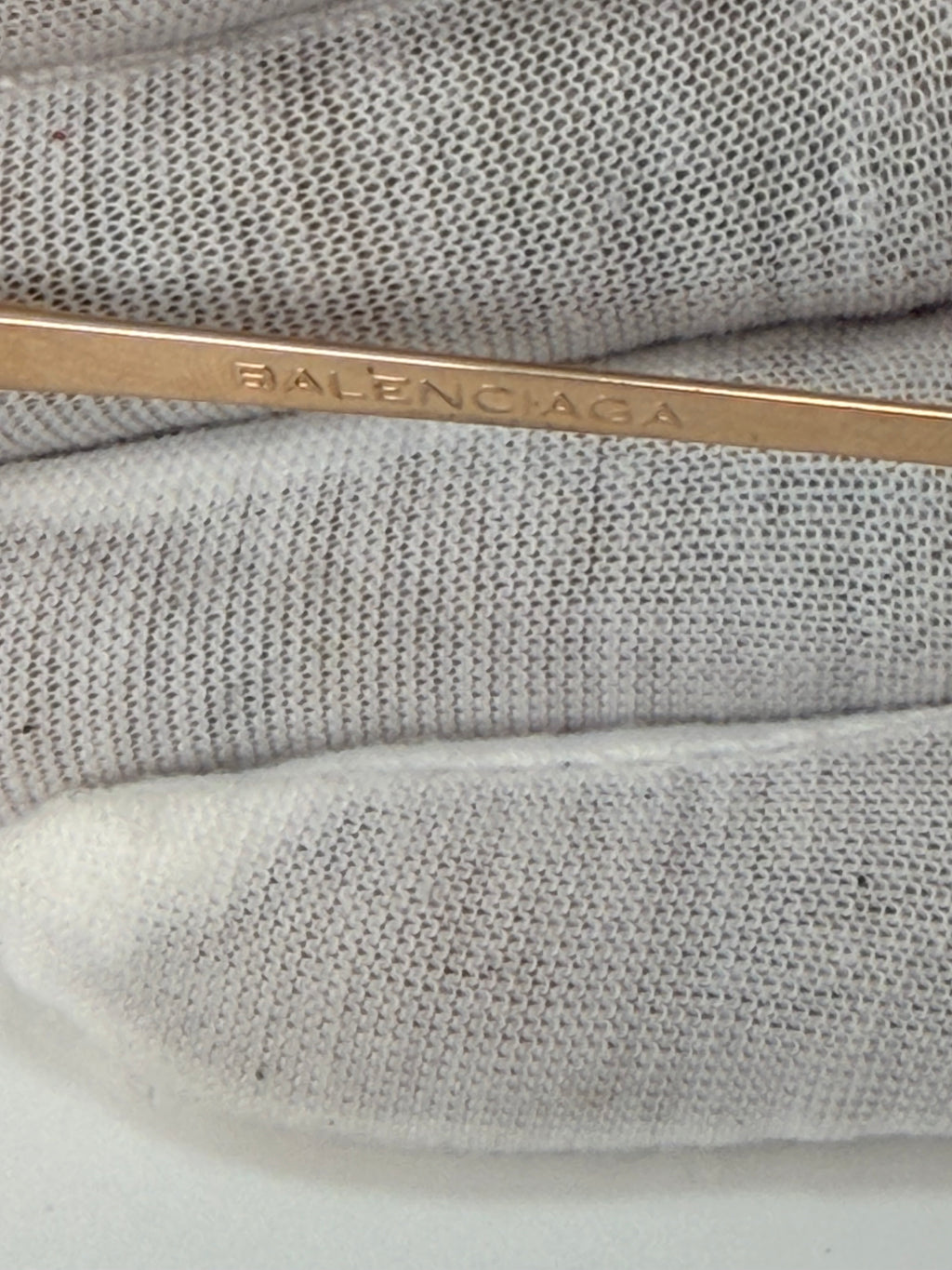 Balenciaga Gold-Tone Optical Frames