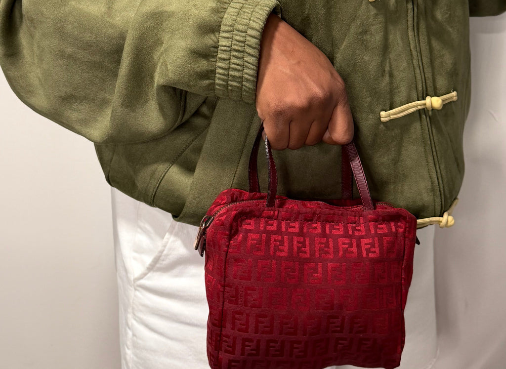 Fendi Zucca Mini Bag – Red