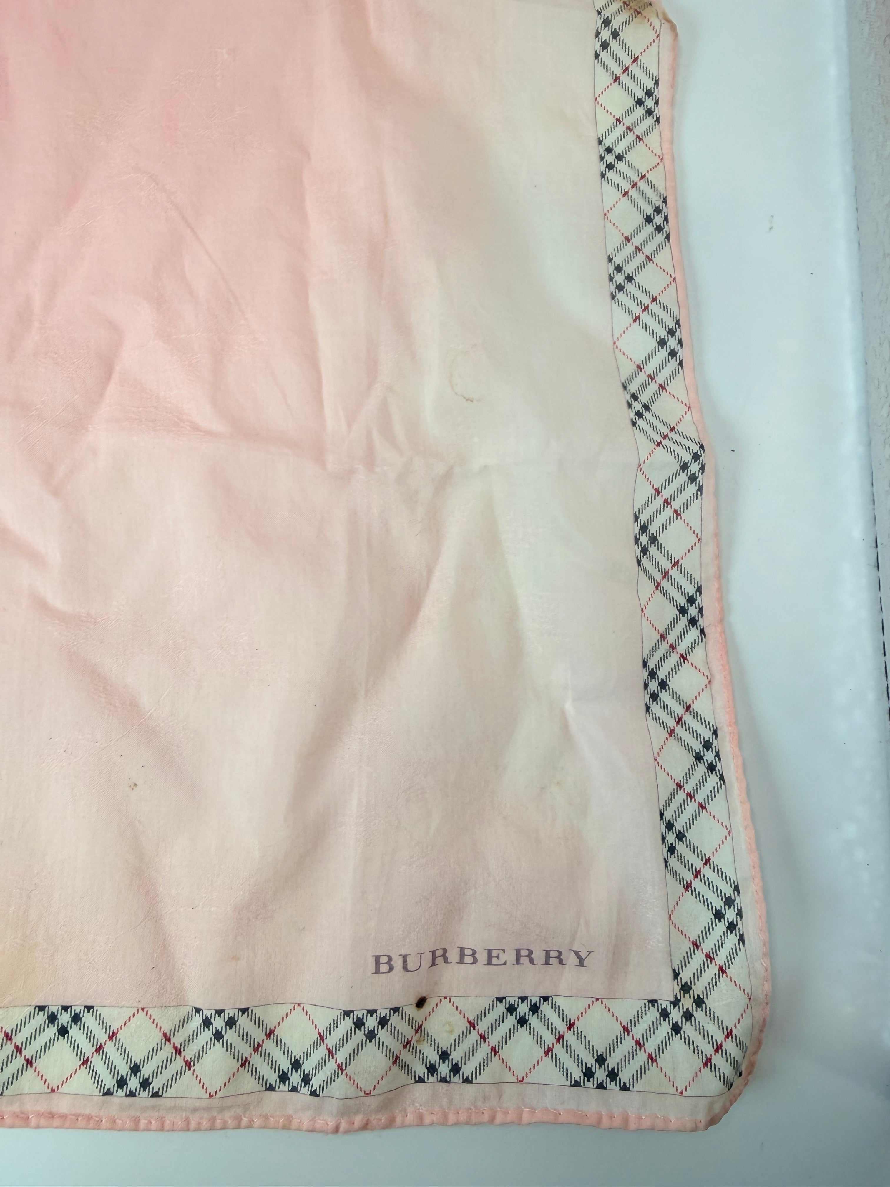 Burberry Blush Check Scarf
