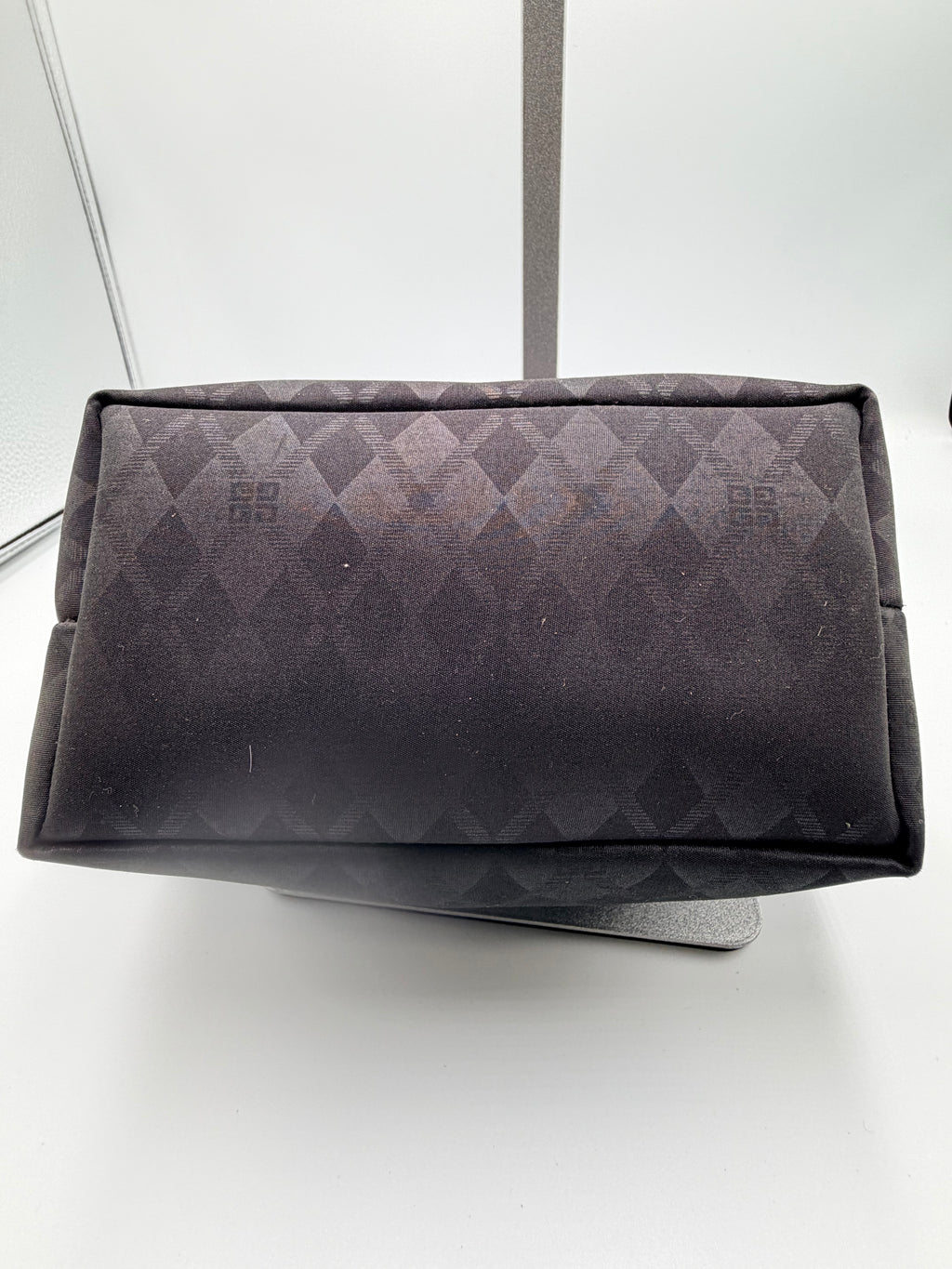 Givenchy Black Monogram Crystal Logo Shoulder Bag
