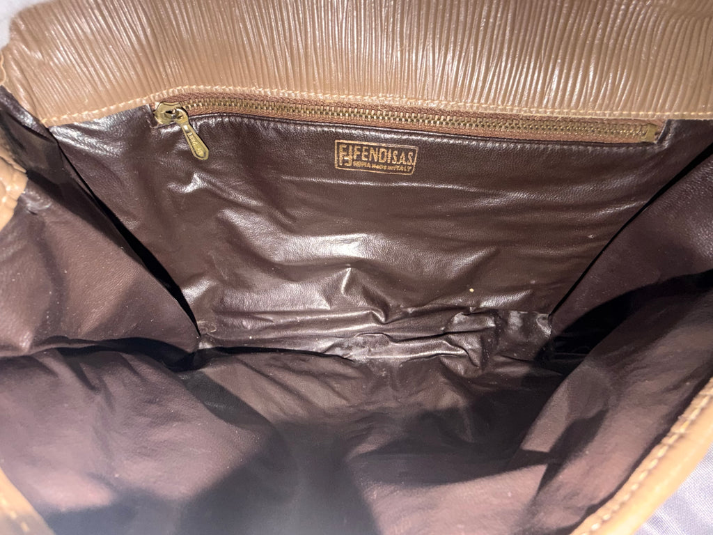 Fendi Zucca Wristlet Clutch