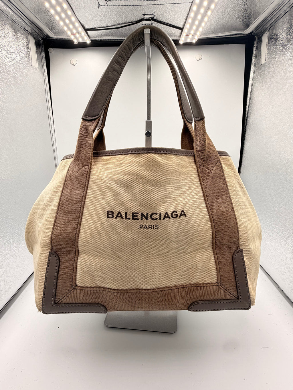 Balenciaga Paris Canvas Cabas Tote Bag