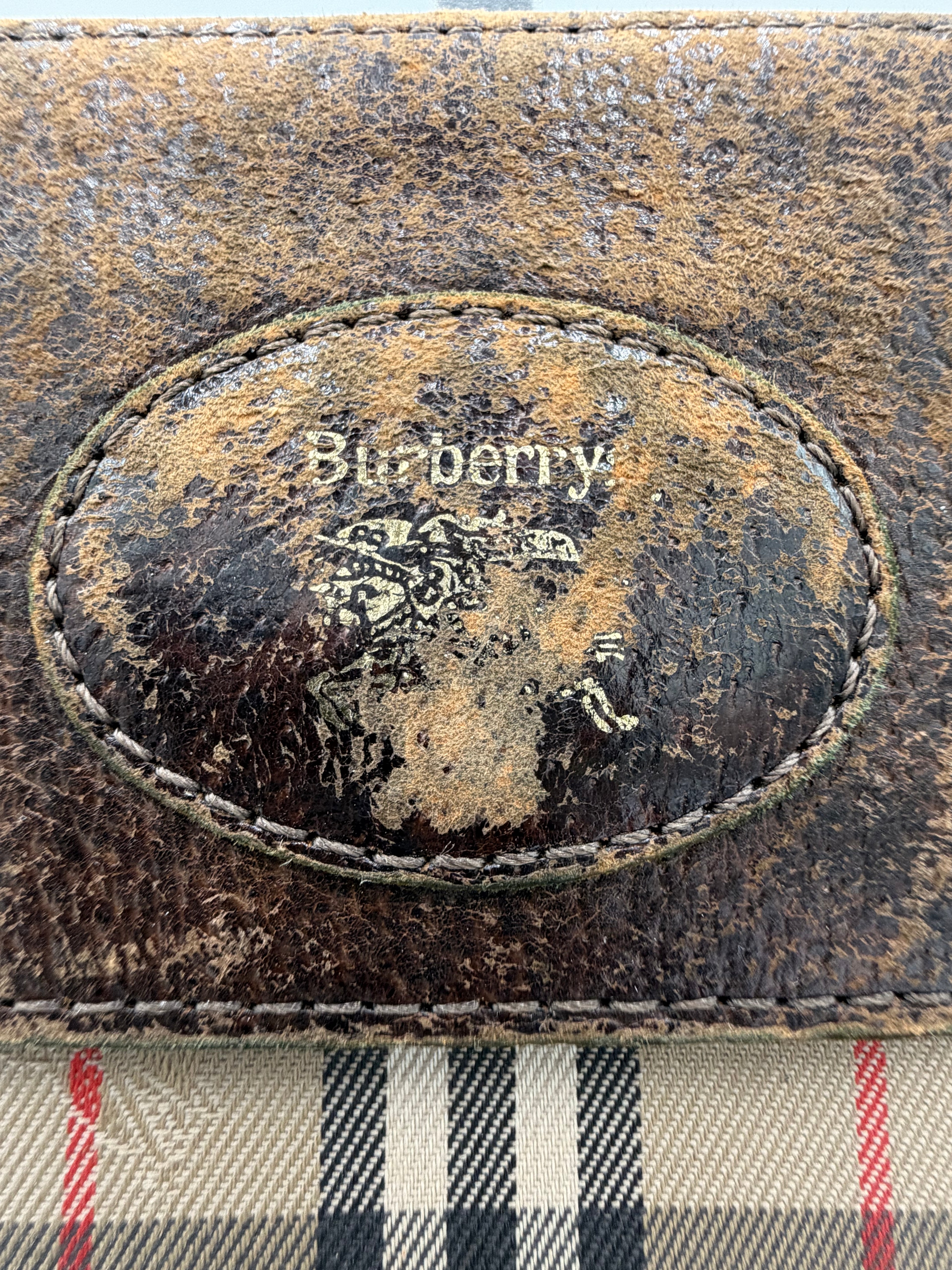 Burberry Nova Check Portfolio Clutch