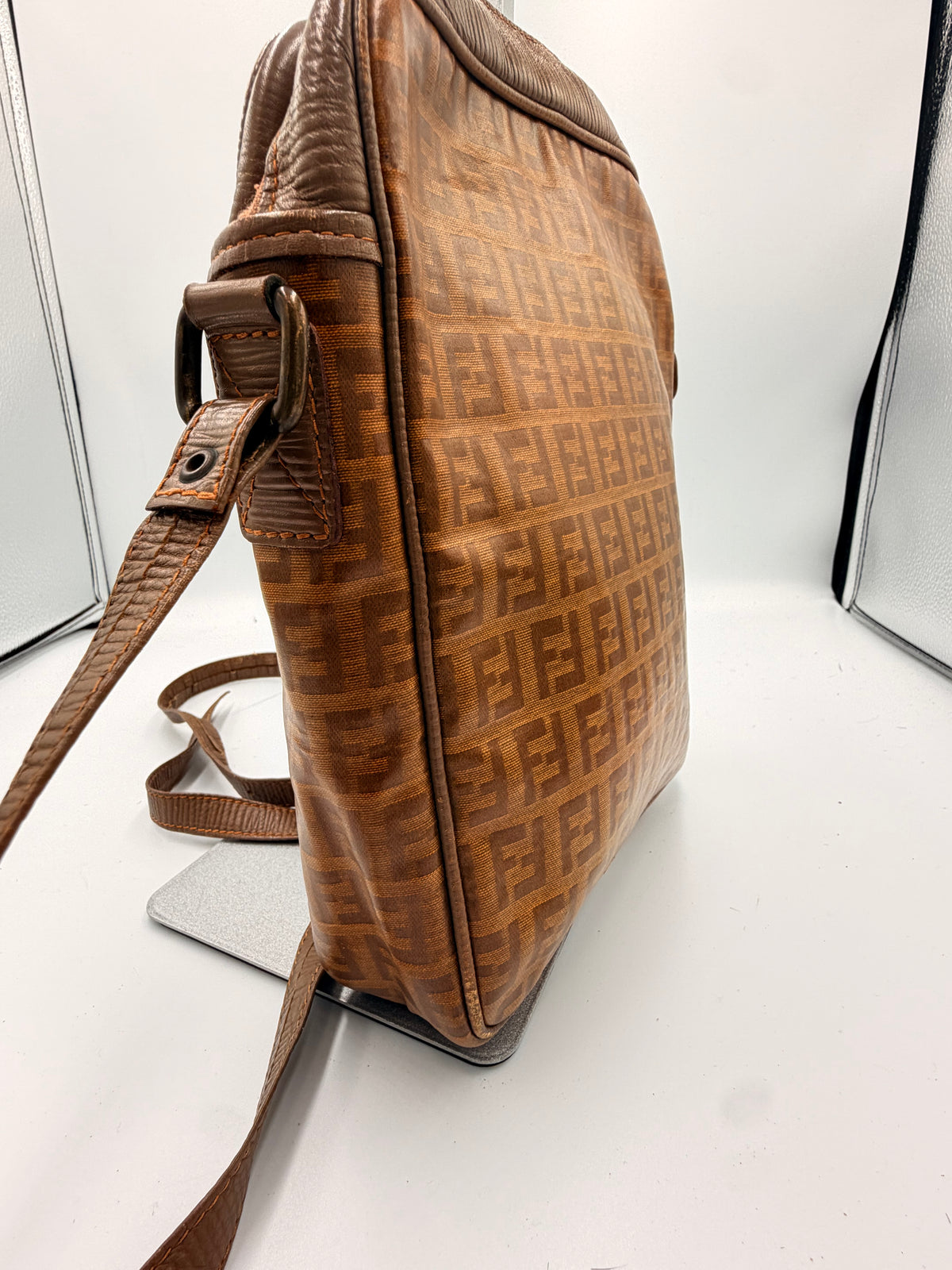 Fendi Zucca FF Crossbody Bag