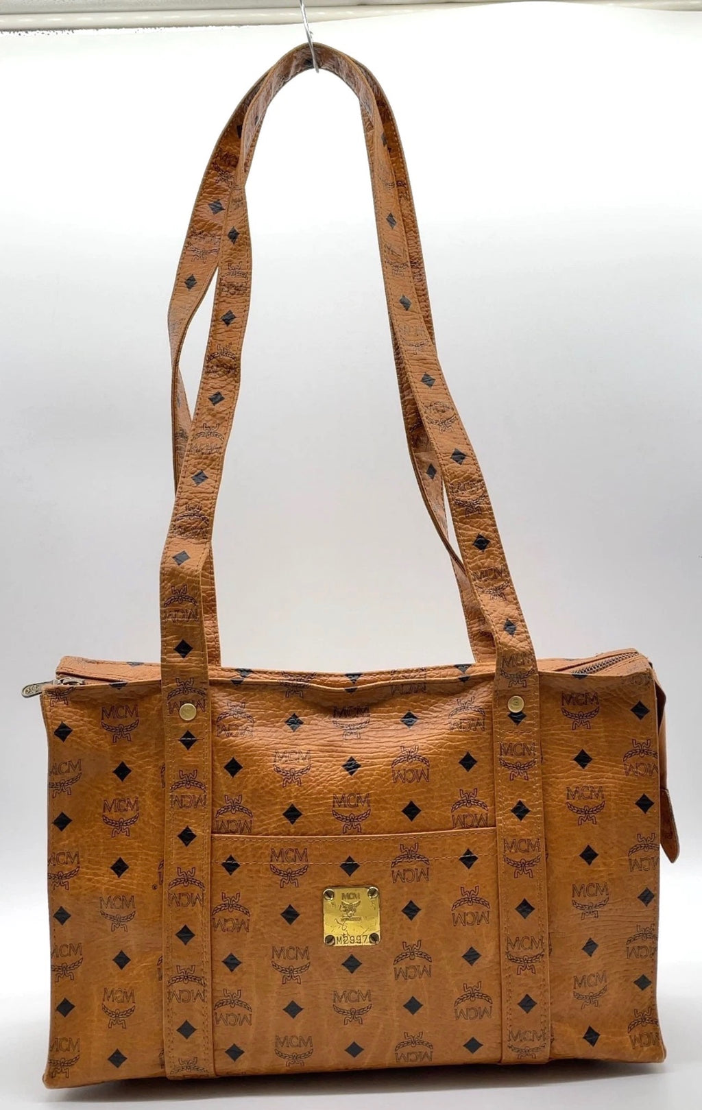 MCM Visetos Tote Bag – Cognac