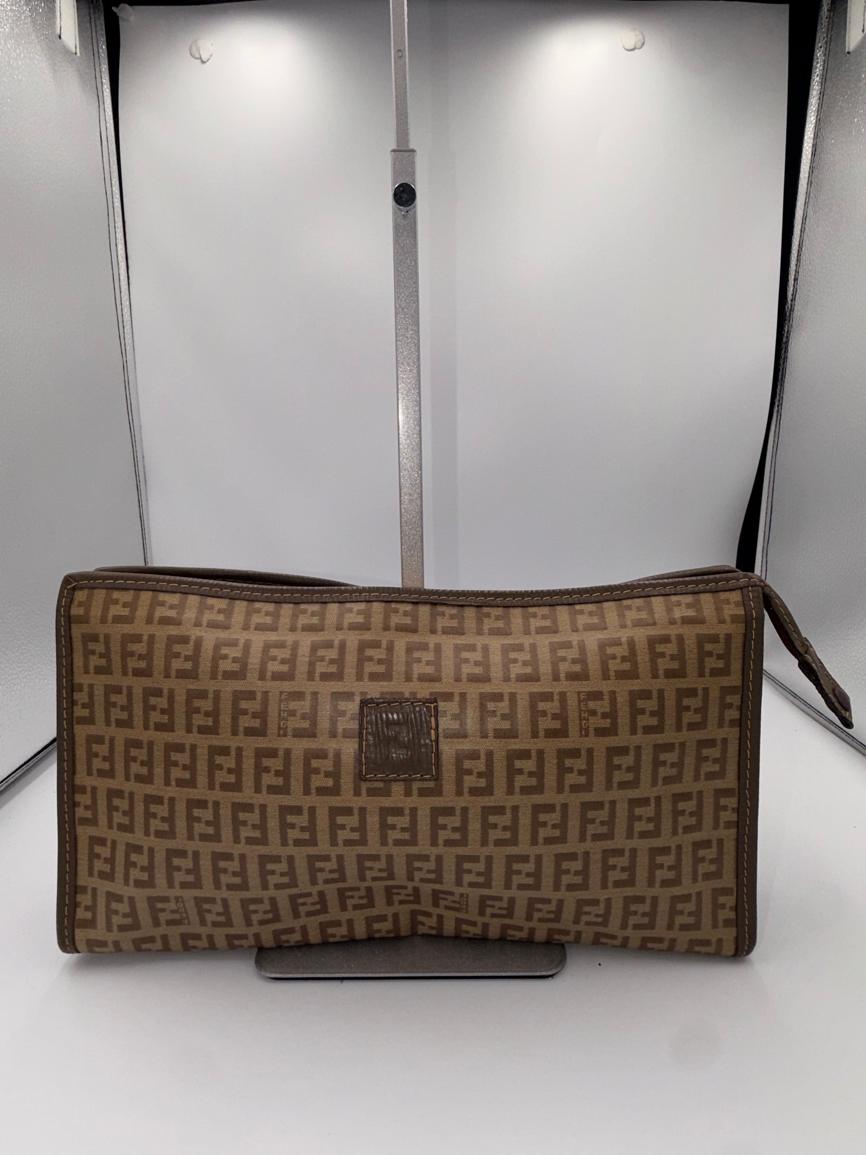 Fendi Zucca Cosmetic Clutch