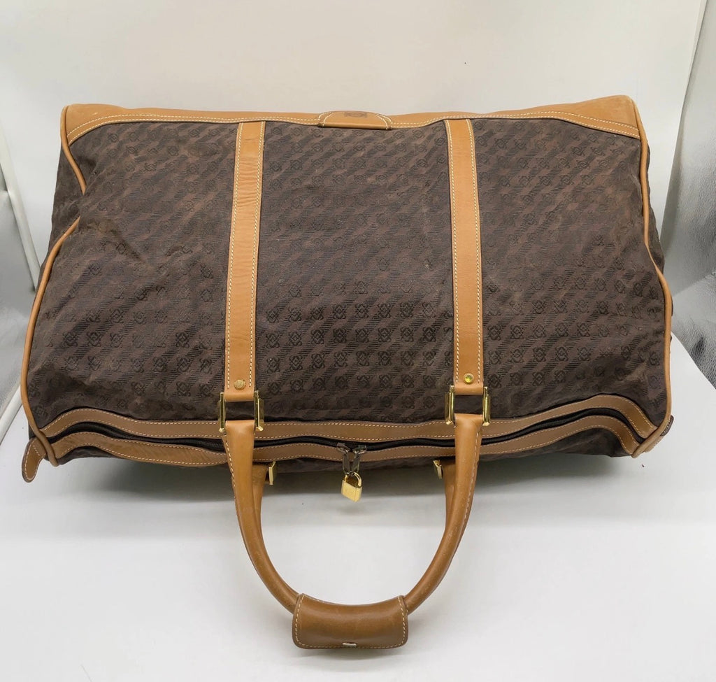 Loewe Anagram Travel Boston Bag with Lock – Large Duffle