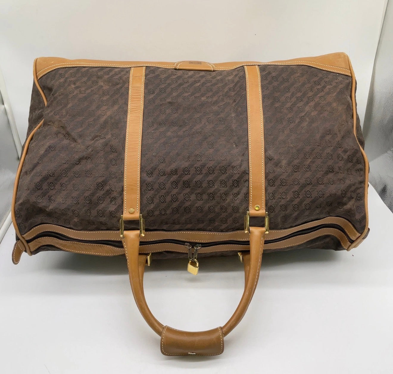Loewe Anagram Travel Boston Bag with Lock – Large Duffle