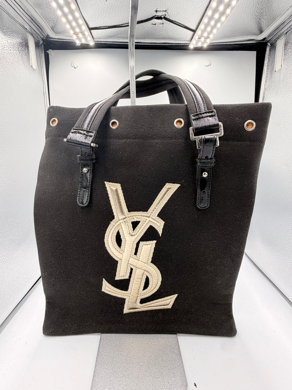 Saint Laurent YSL Canvas Tote Bag