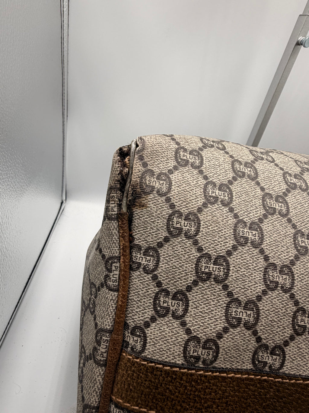 Gucci Monogram Boston Bag
