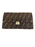 Fendi Zucca Canvas Clutch & Document Holder