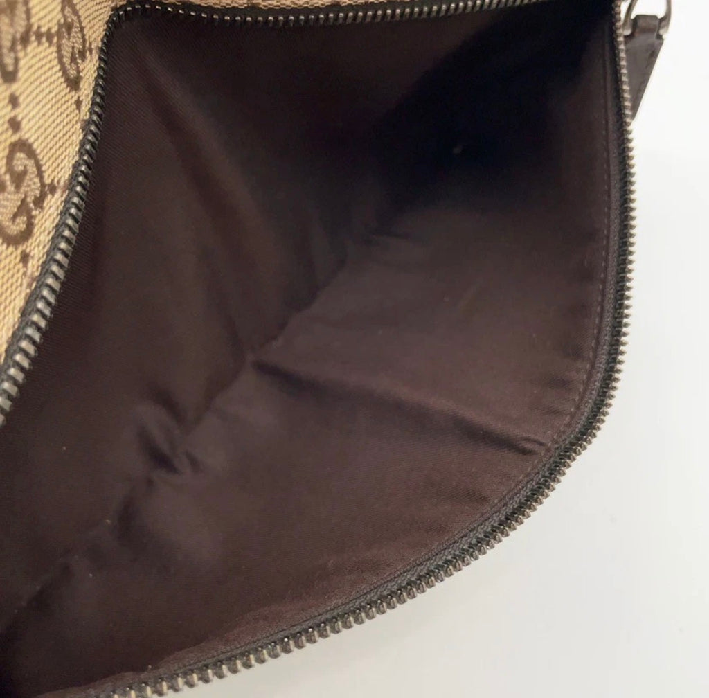 Gucci GG Canvas Waist Bag / Belt Bag (Brown)
