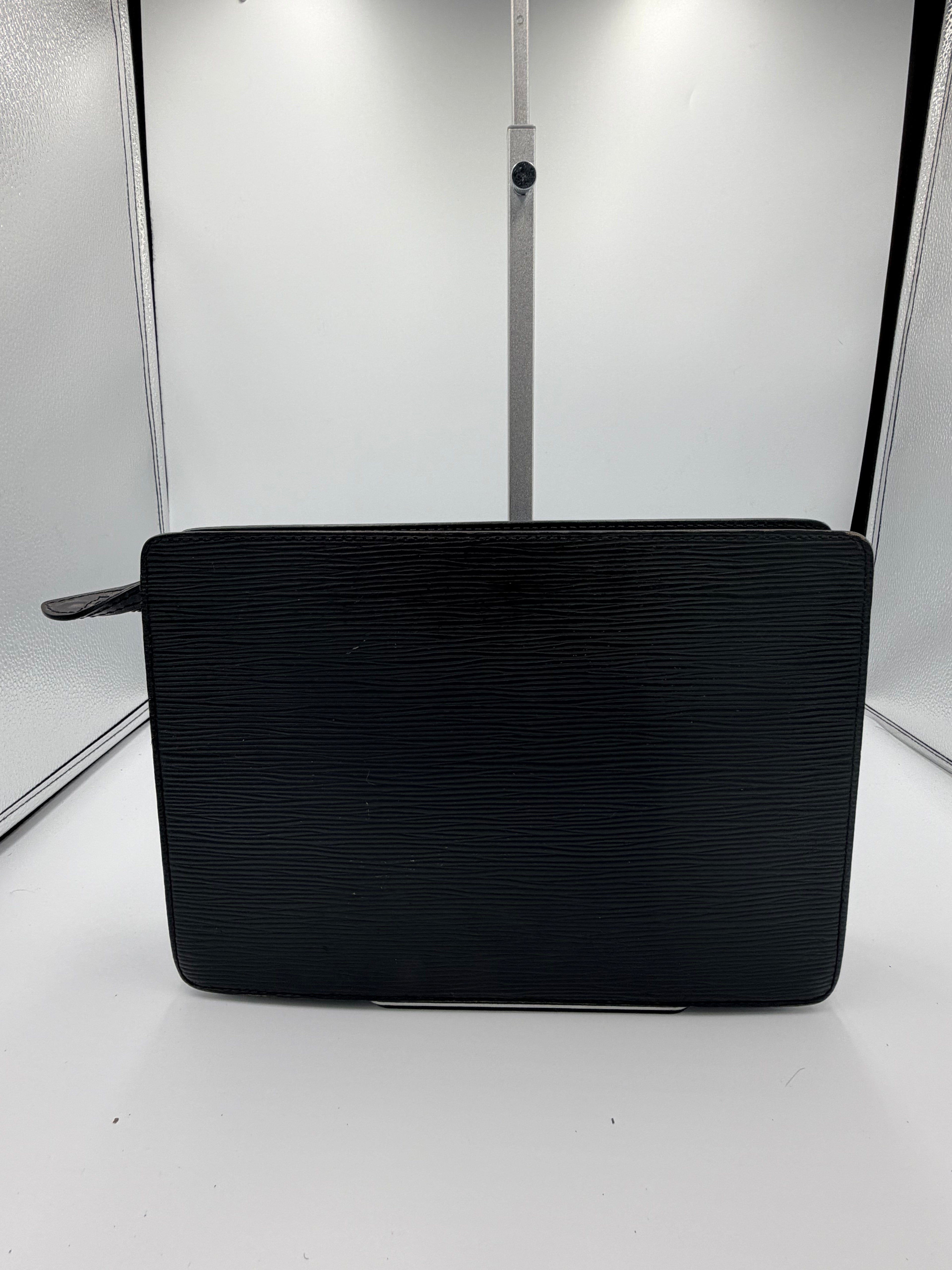 Louis Vuitton Black Epi Leather Clutch