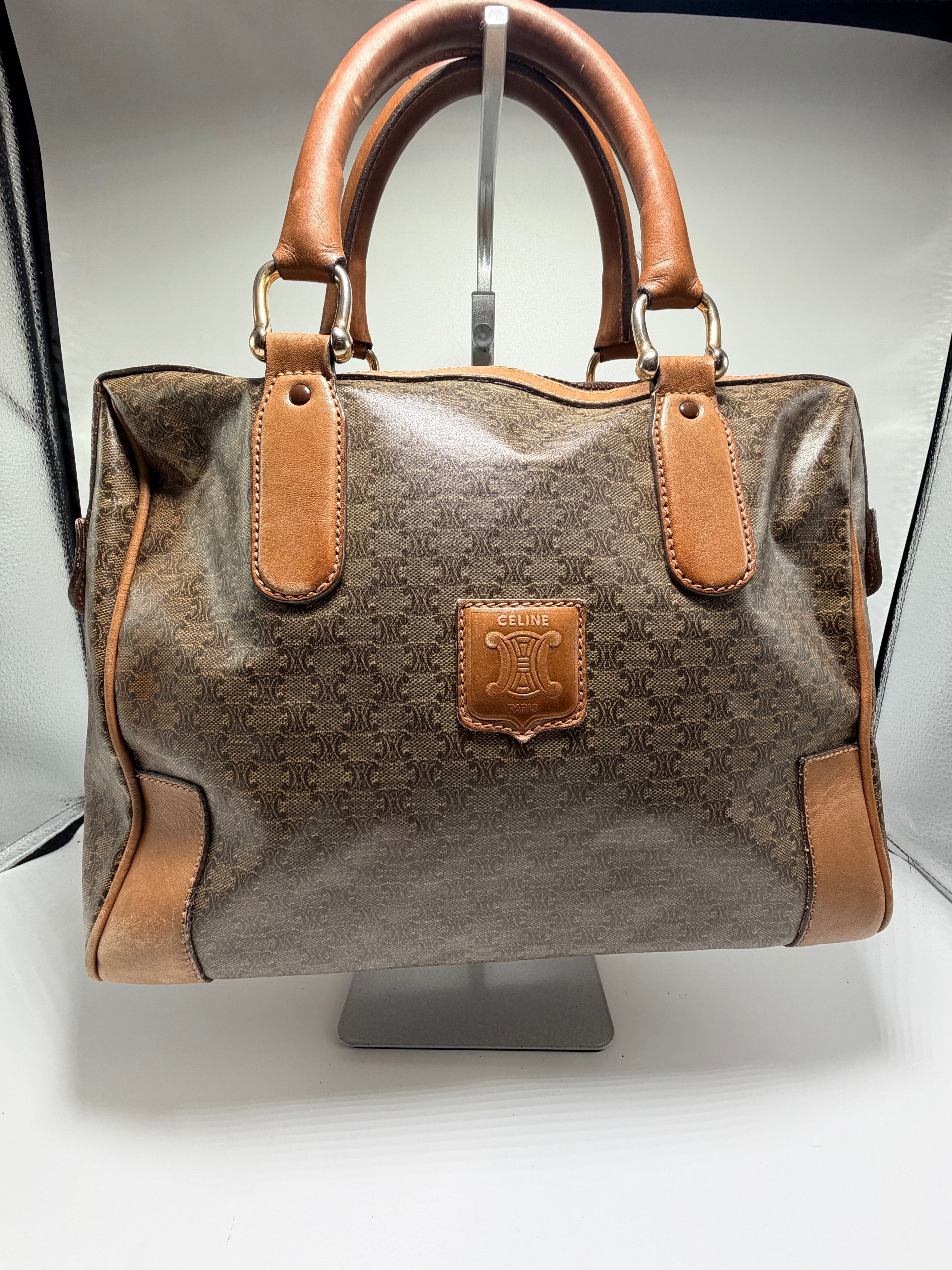 Celine Macadam Boston Bag – Brown Monogram