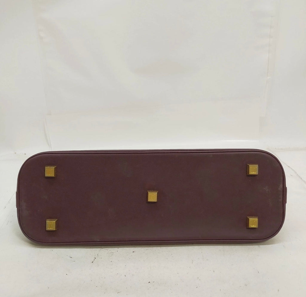 Louis Vuitton Mini Lin Alma Long Bag – Burgundy