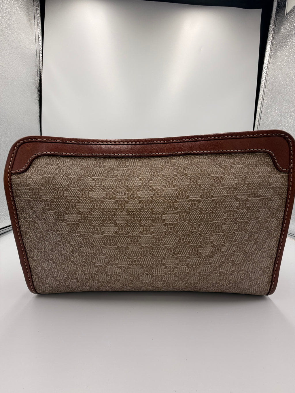 Celine Vintage Macadam Clutch / Pochette
