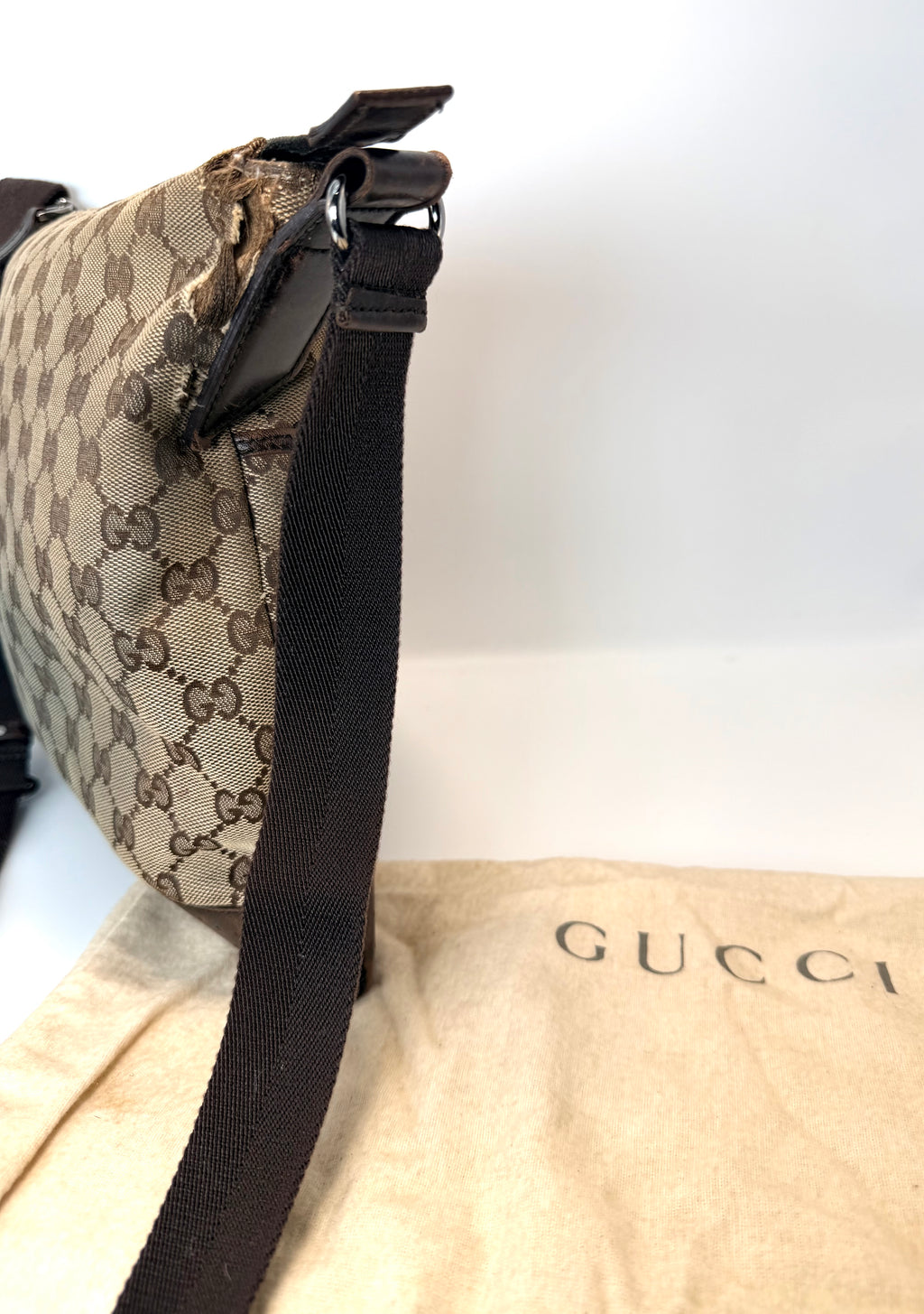 Gucci GG Canvas Crossbody Bag