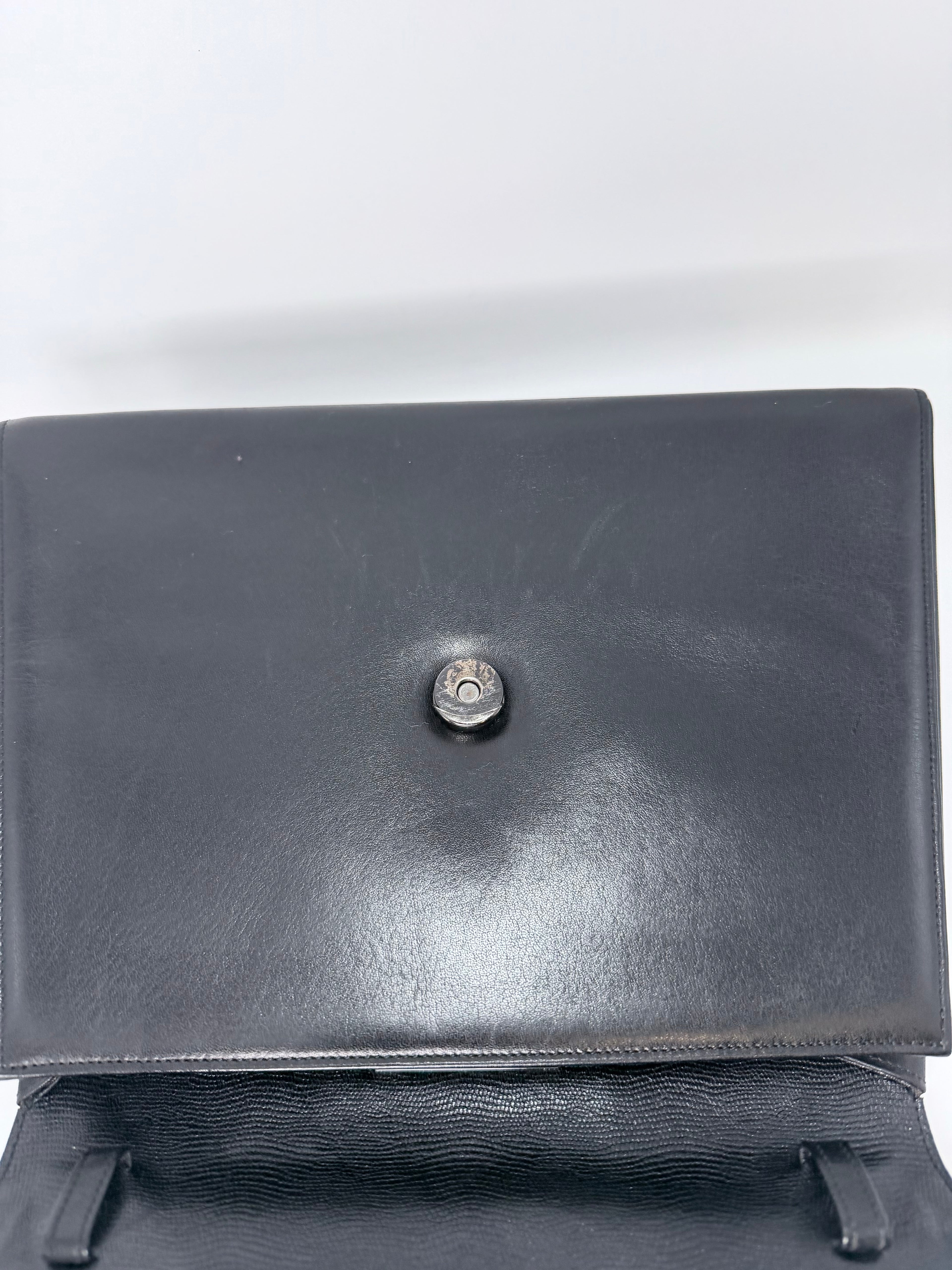 Rare Givenchy Lizard-Embossed Top Handle Bag