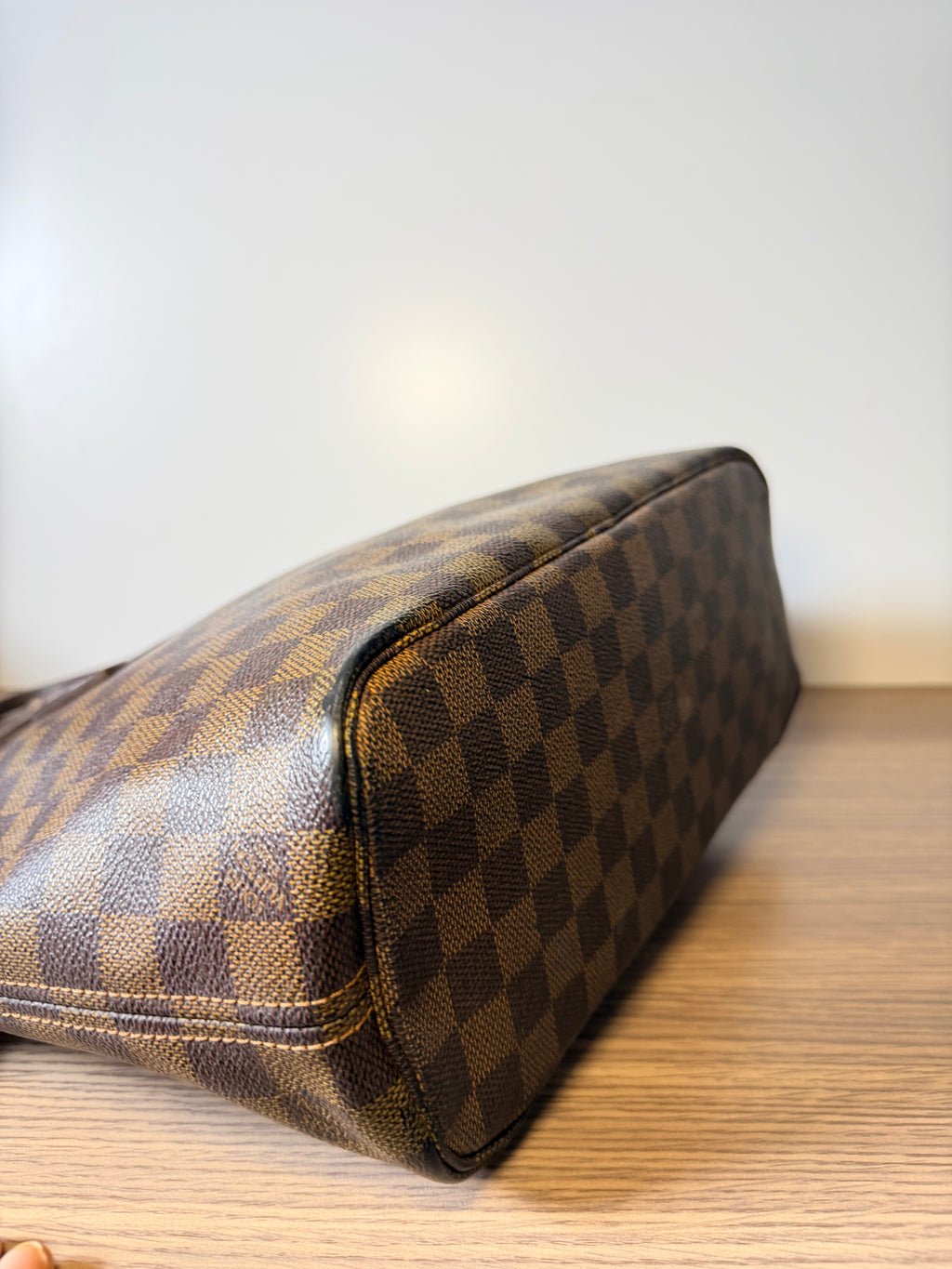 Louis Vuitton Damier Ebene Neverfull PM – Red Limited Edition Interior