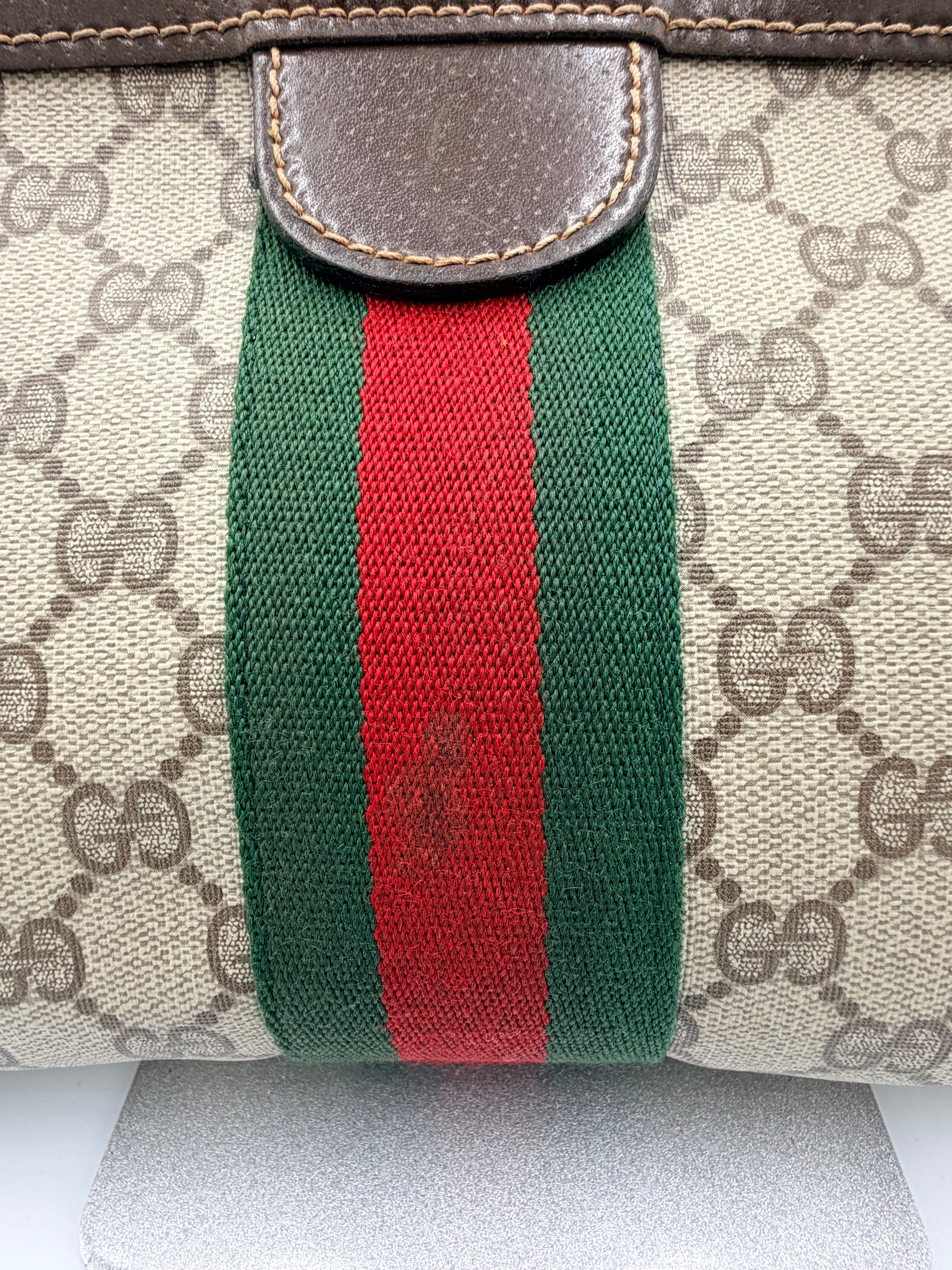 GUCCI GG Supreme Web Clutch